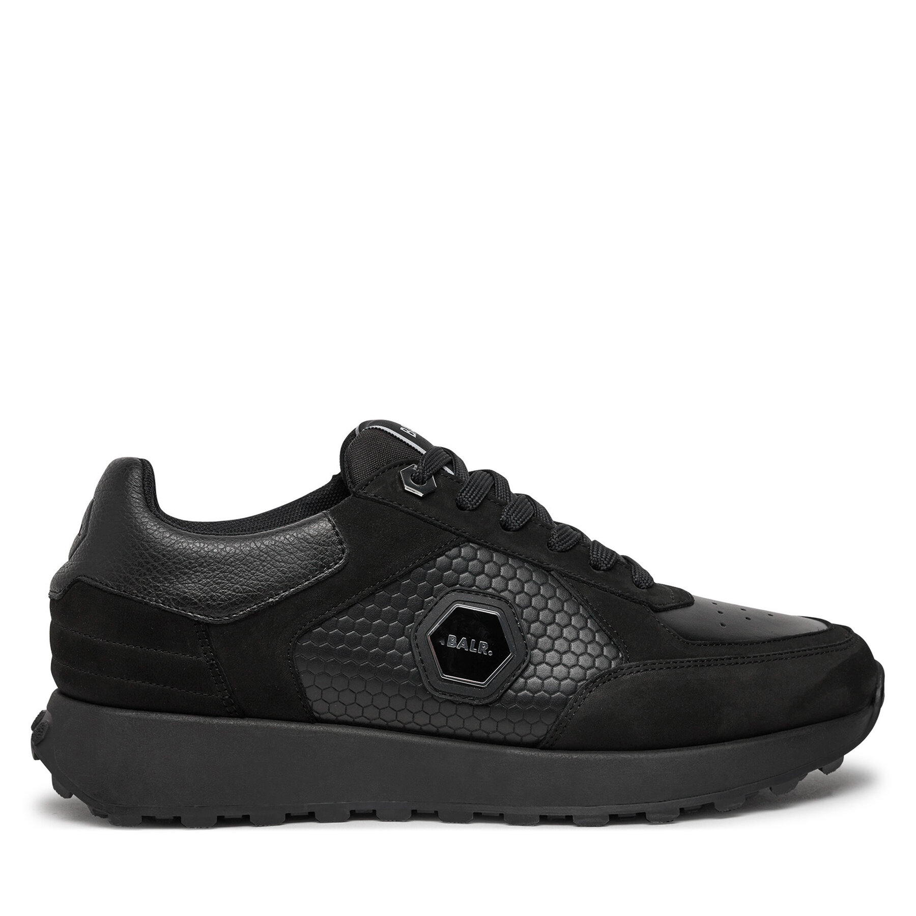 Męskie Sneakersy BALR., Rozmiar 46 Czarny Hexline Classic Runner B1511.1040.101