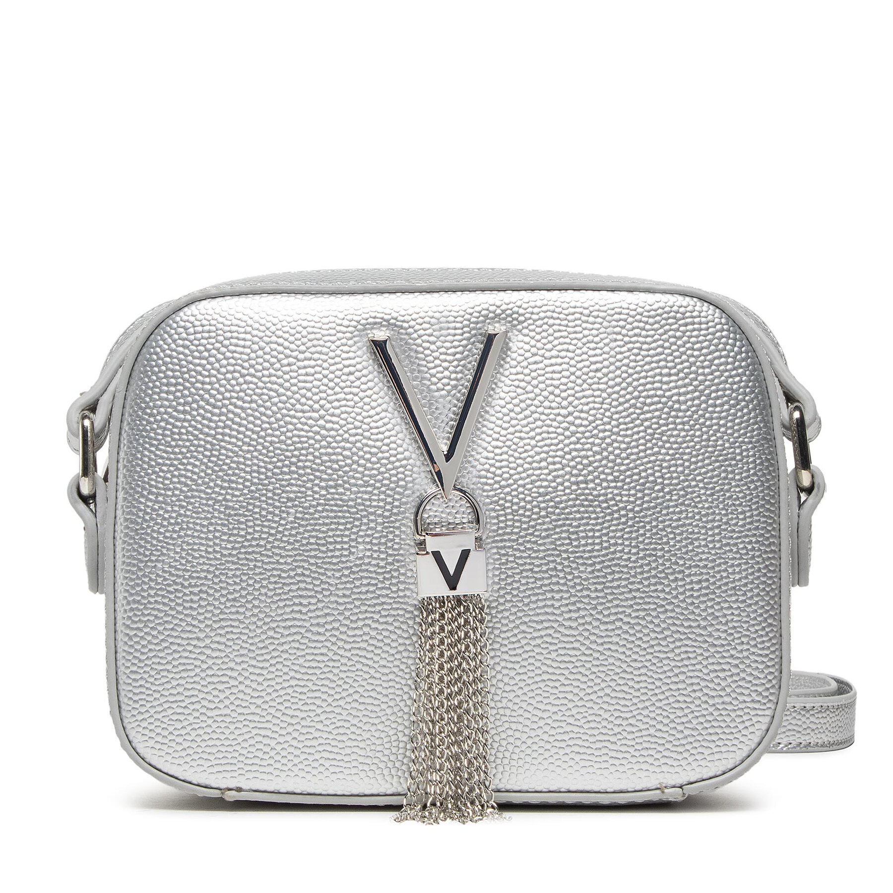 Geantă Valentino Divina VBS1R409G Argintiu