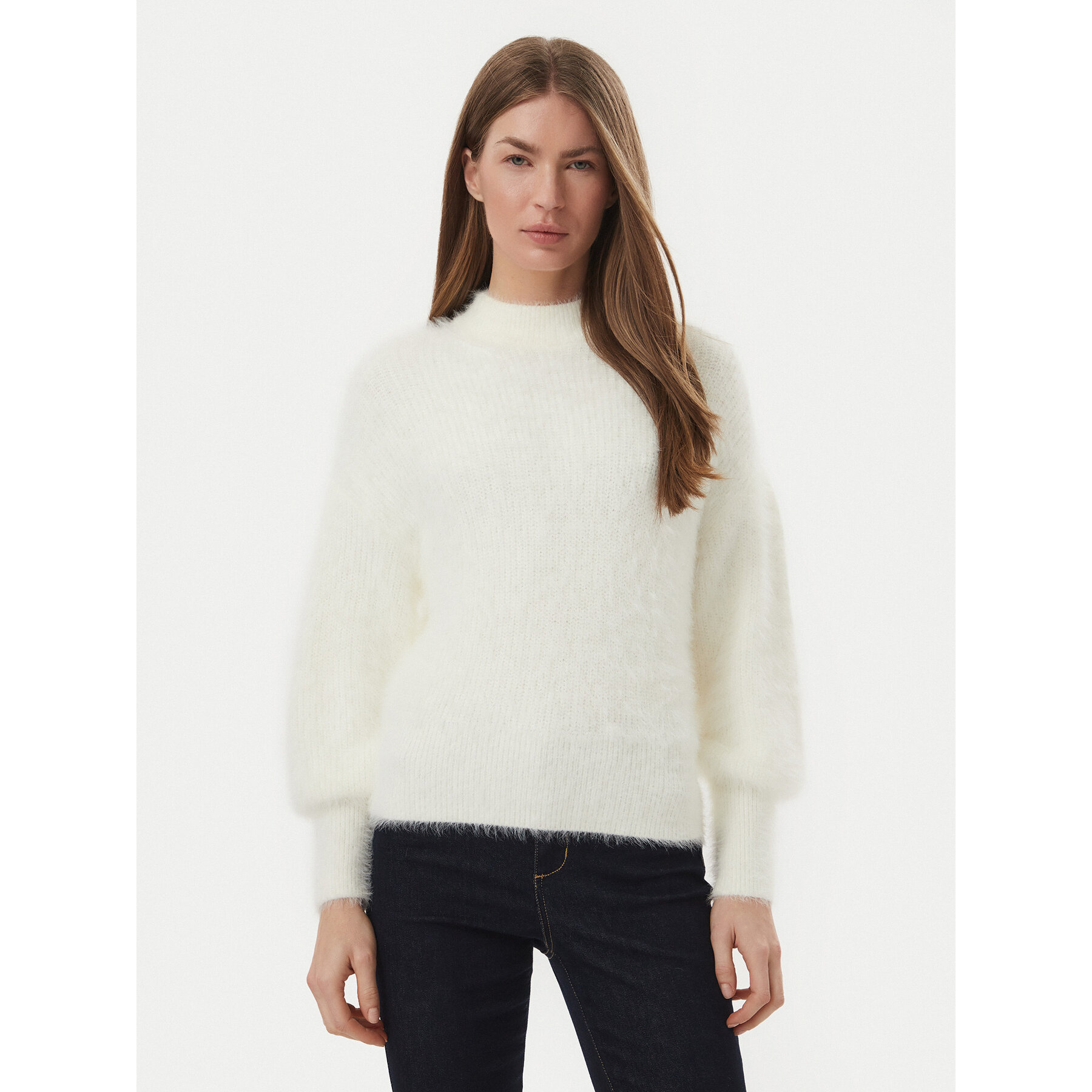Guess Pullover W6BR80 Z1839 Creme Regular Fit