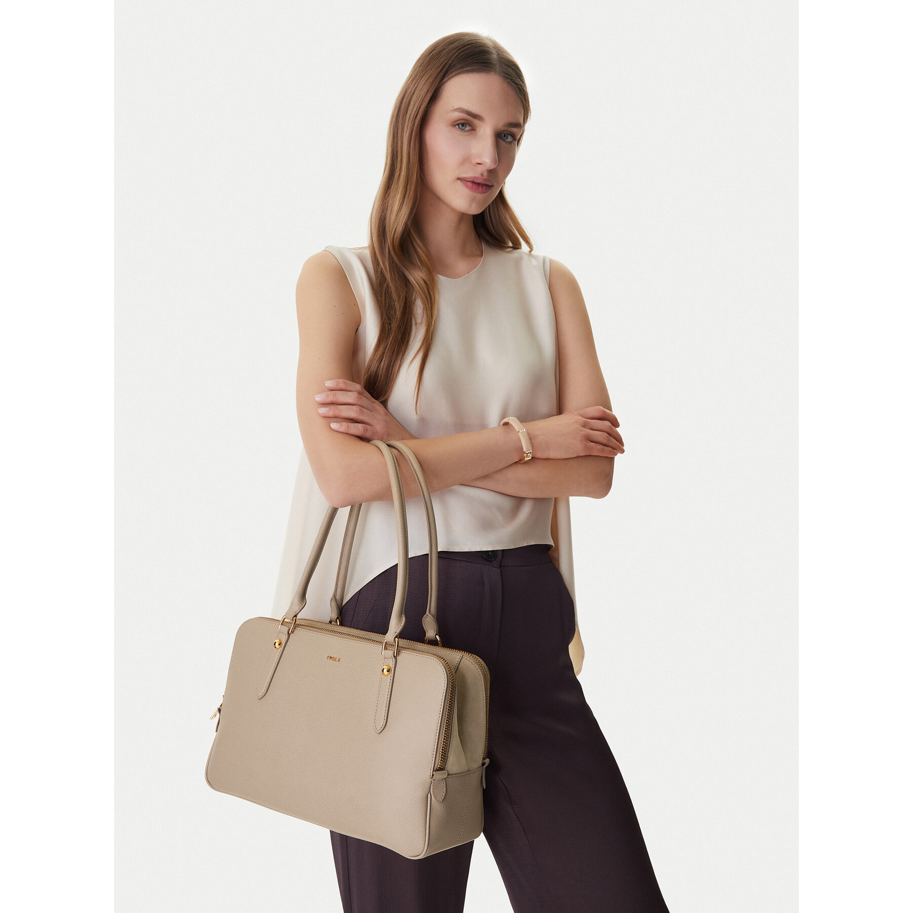 Borsetta Furla Giulia L WB01872 BX0460 CN 4488S Beige