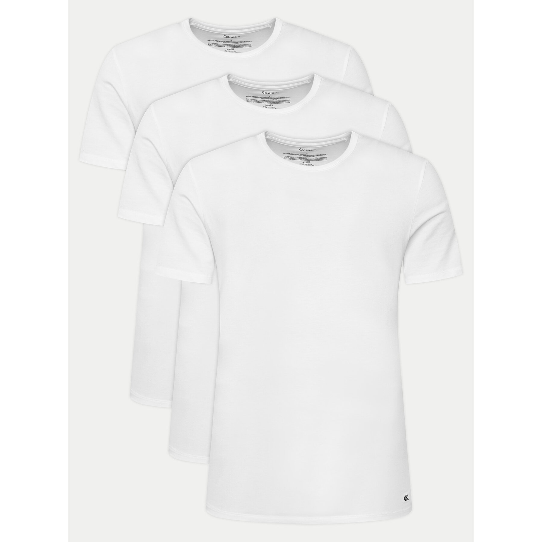 Calvin Klein Underwear T-Shirt-Set LV00NB4185 Weiß Regular Fit