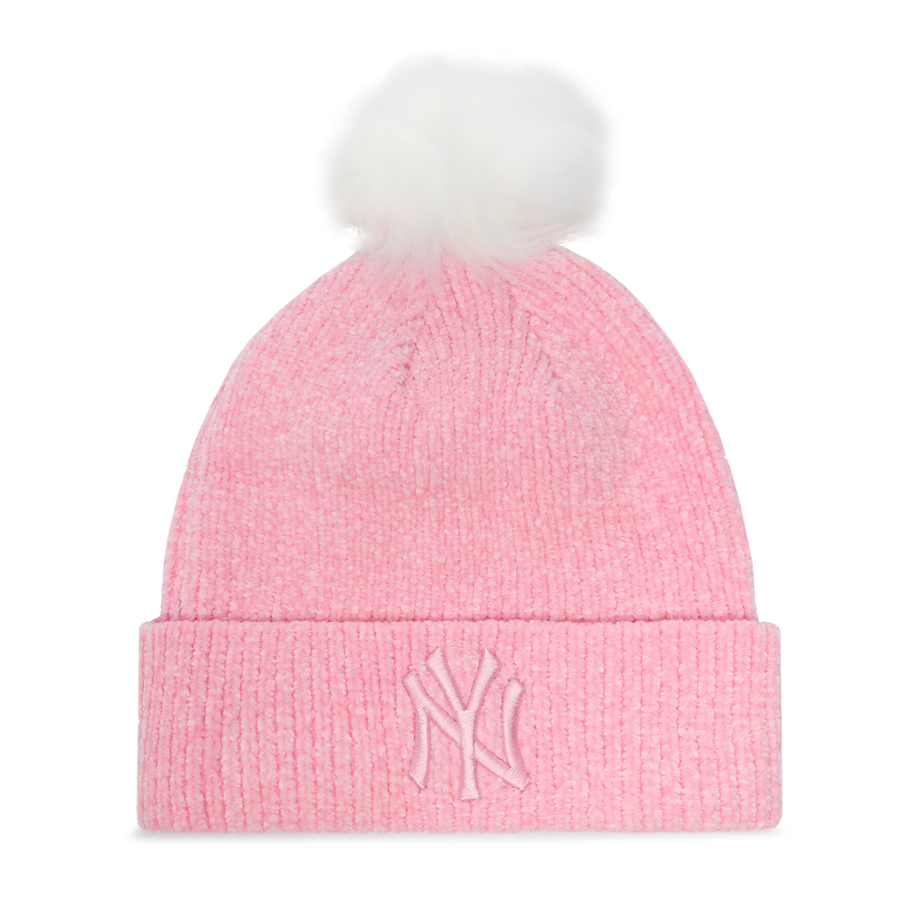 Čiapka New Era New York Yankees Chenille Beanie 60284837 Ružová
