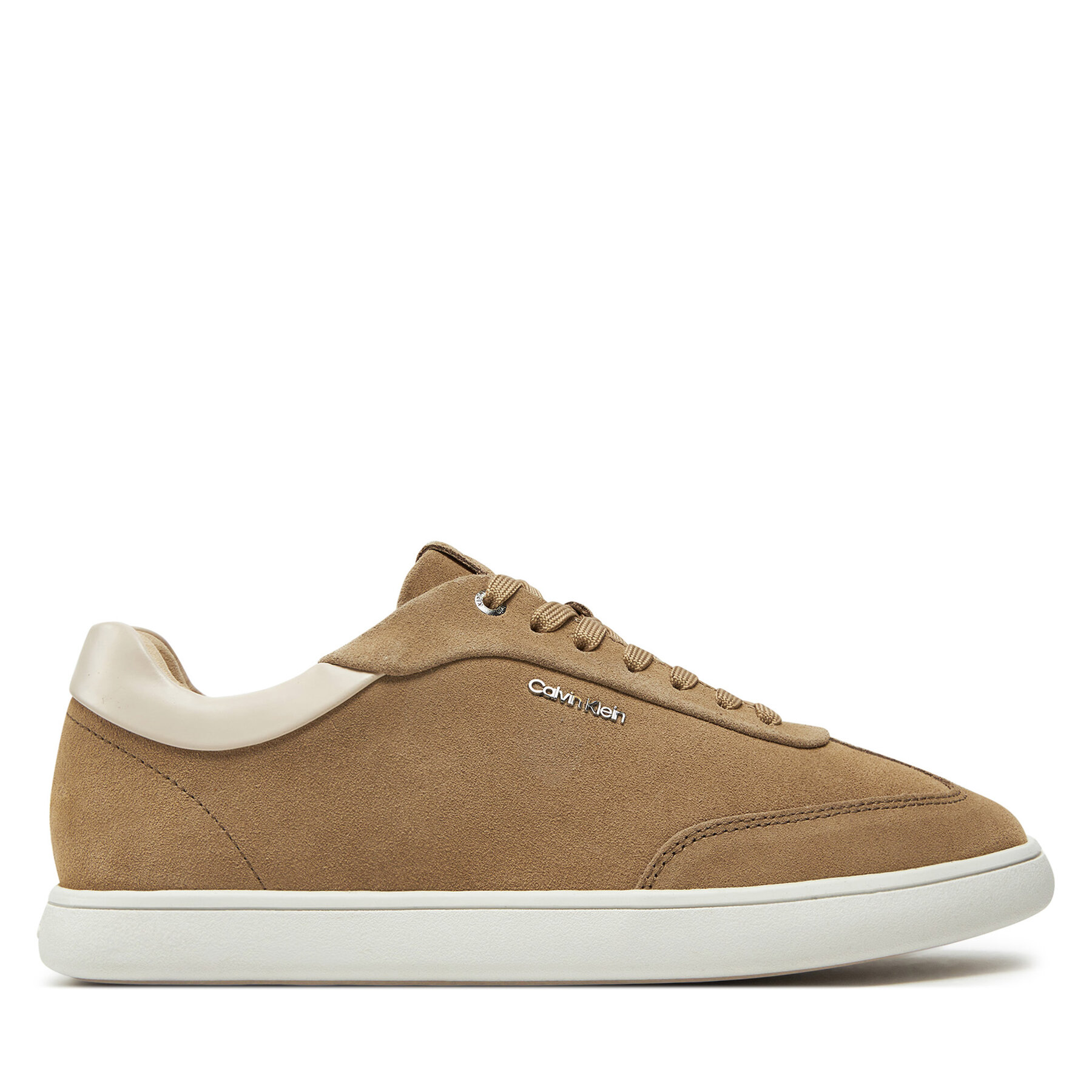 Sneakersy Calvin Klein Cupsole Lace Up - Sue HW0HW02436 Hnedá