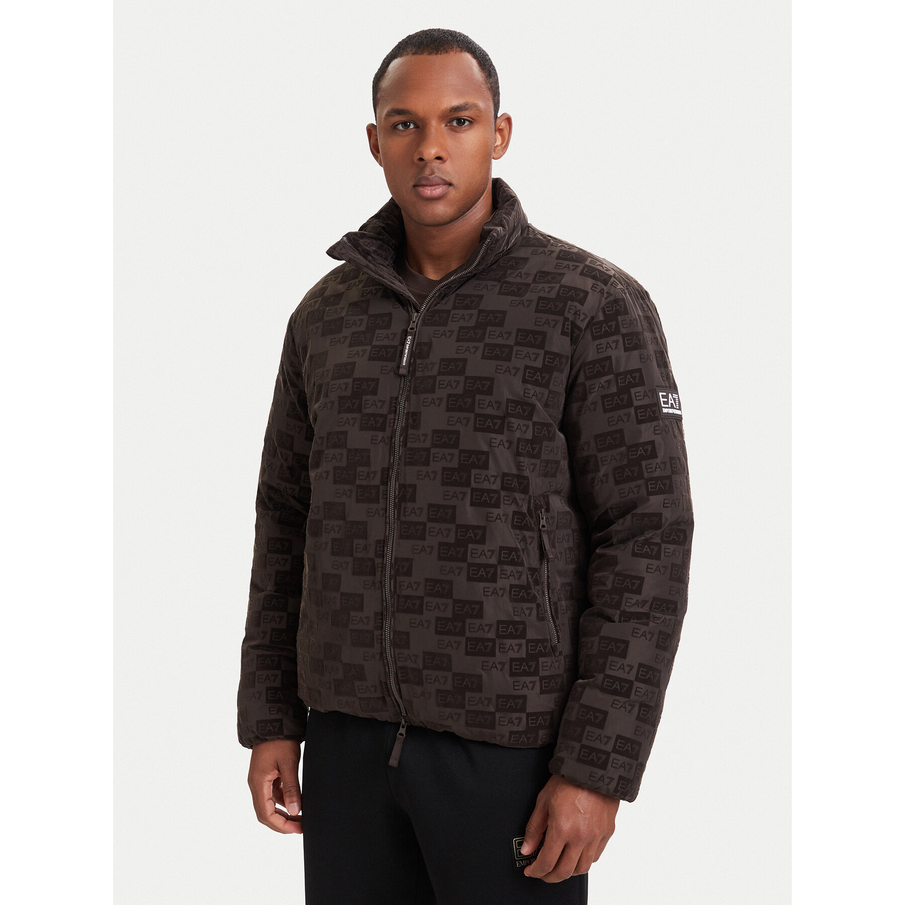 EA7 Emporio Armani Winterjacke 7M002389 AF26931 U6027 Braun Regular Fit