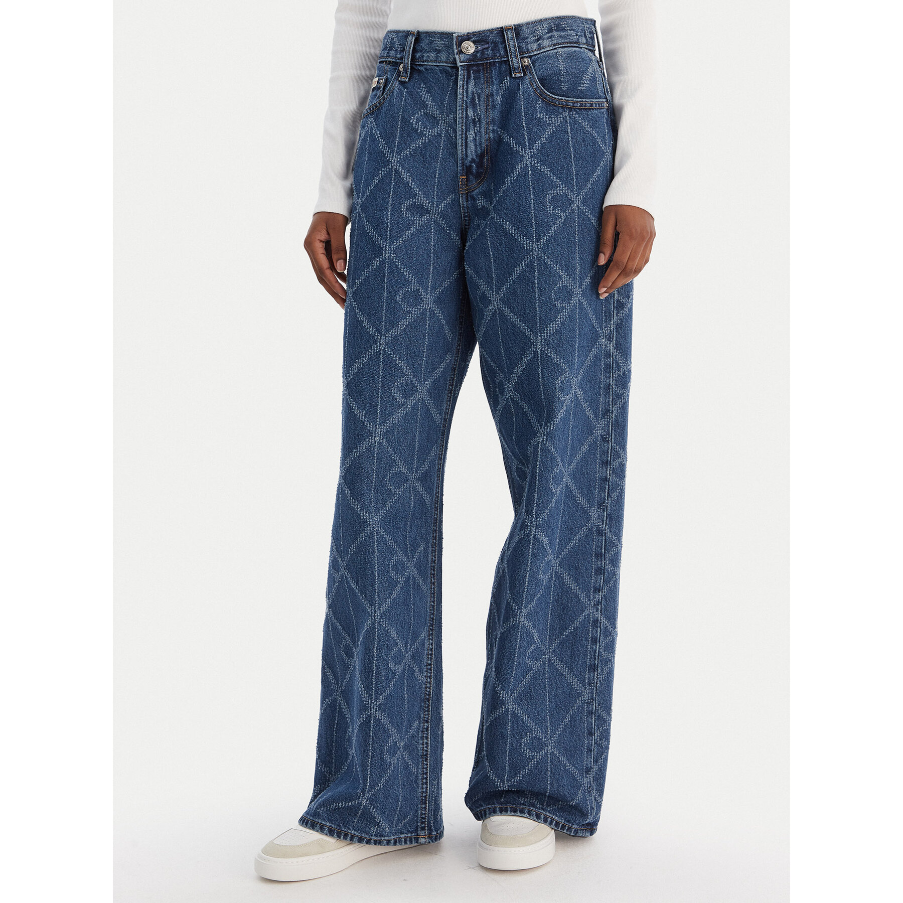 Calvin Klein Jeans Jeans Low Rise Baggy LV047D709G Blau Loose Fit