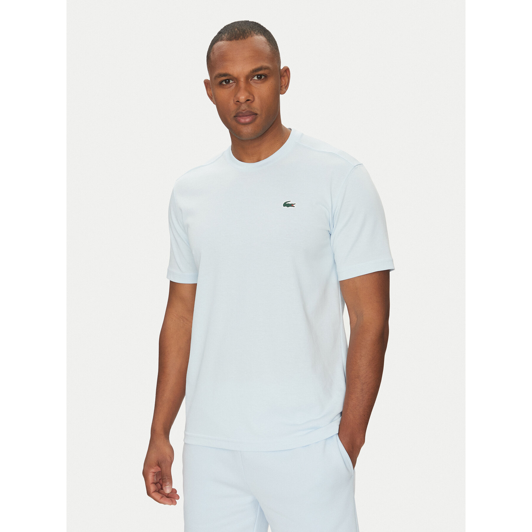 Lacoste T-Shirt TH7618 Γαλάζιο Regular Fit