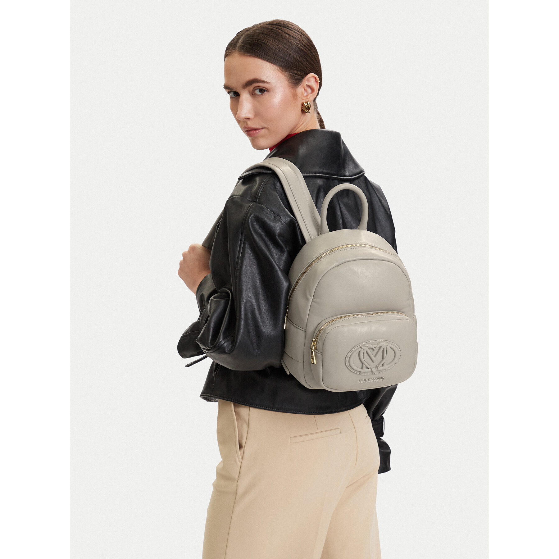 Rucsac LOVE MOSCHINO JC4332PP0OKM0101 Gri