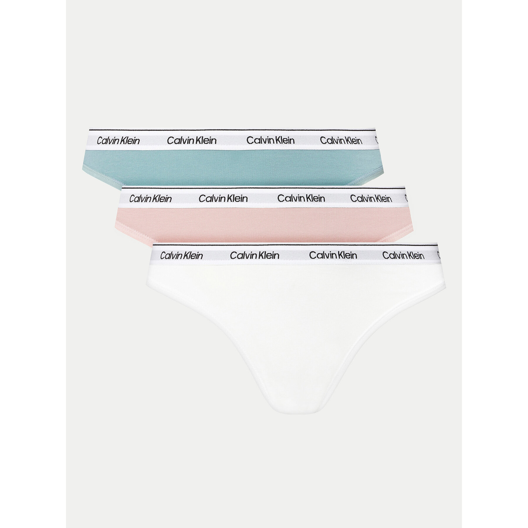 Calvin Klein Underwear Set di perizomi Thong 3Pk 000QD5209E Multicolore