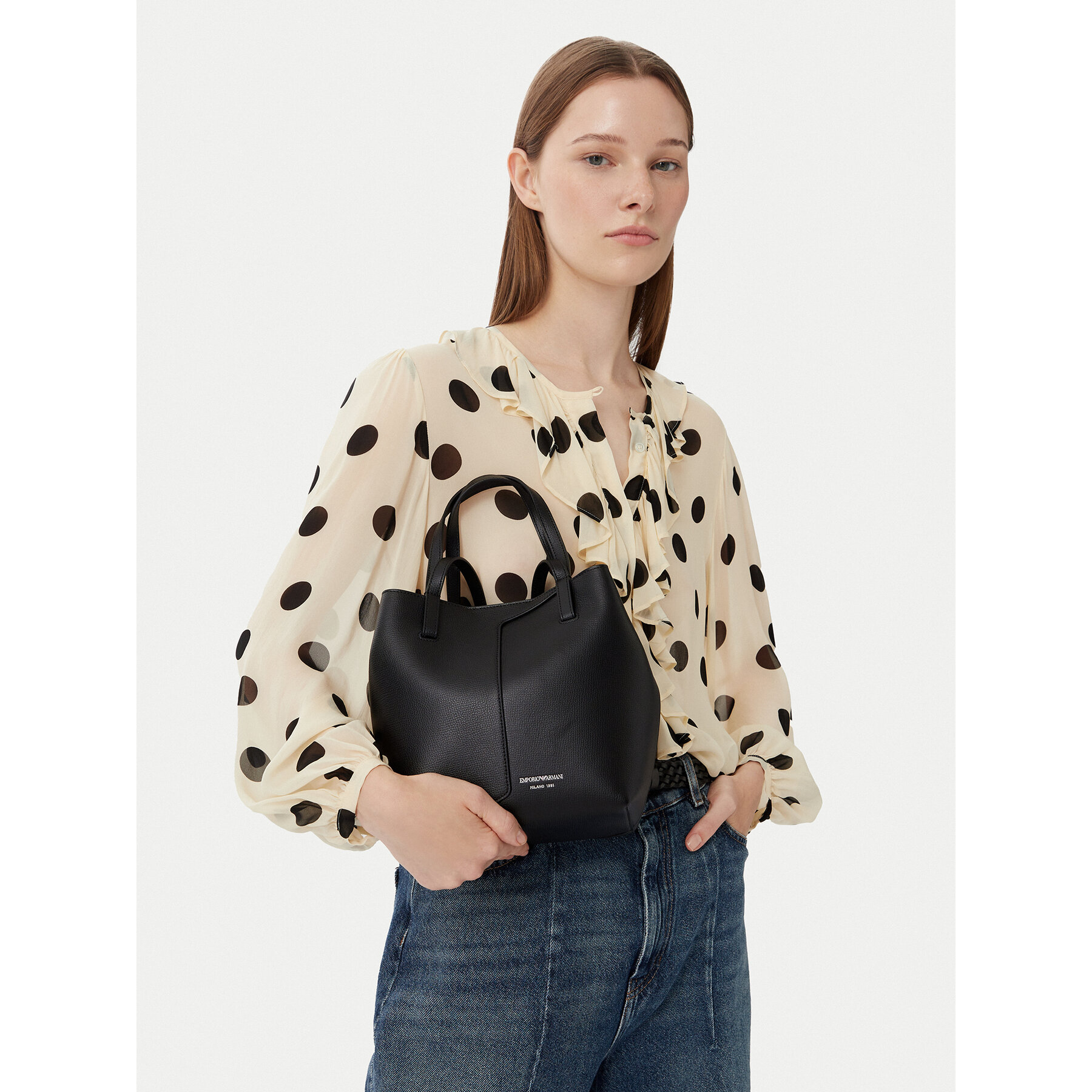 Geantă Emporio Armani EW005753 AF29459 Negru