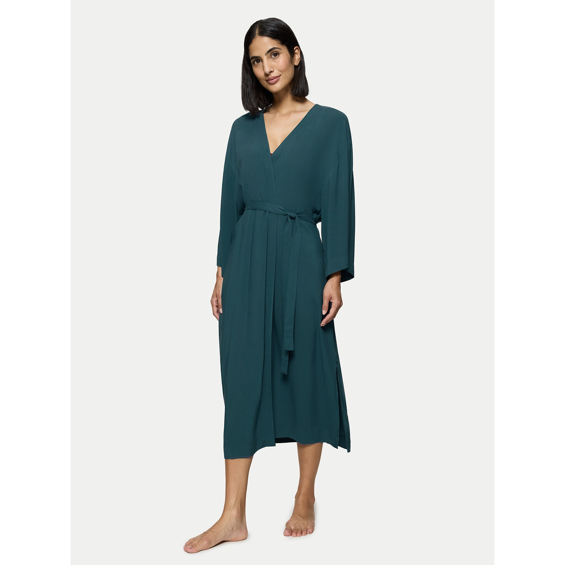 Triumph Kimono Beach MyWear 10222618 Grün Relaxed Fit