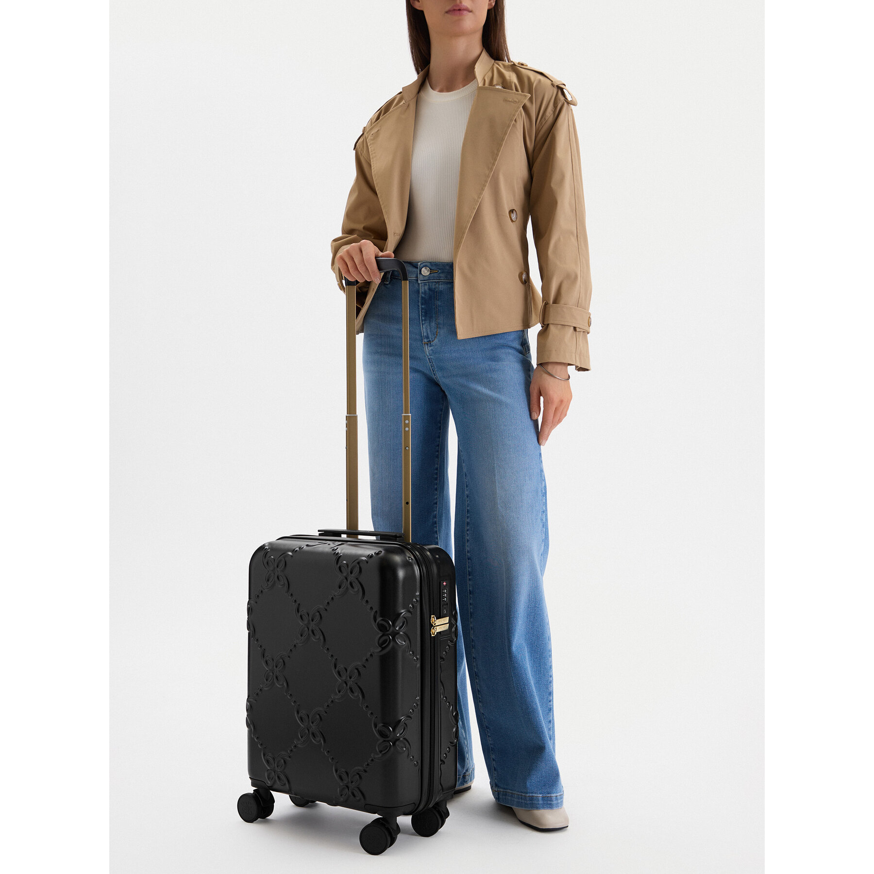 Βαλίτσα Καμπίνας Nine West CEO-NW-S-005-09 BLACK Μαύρο