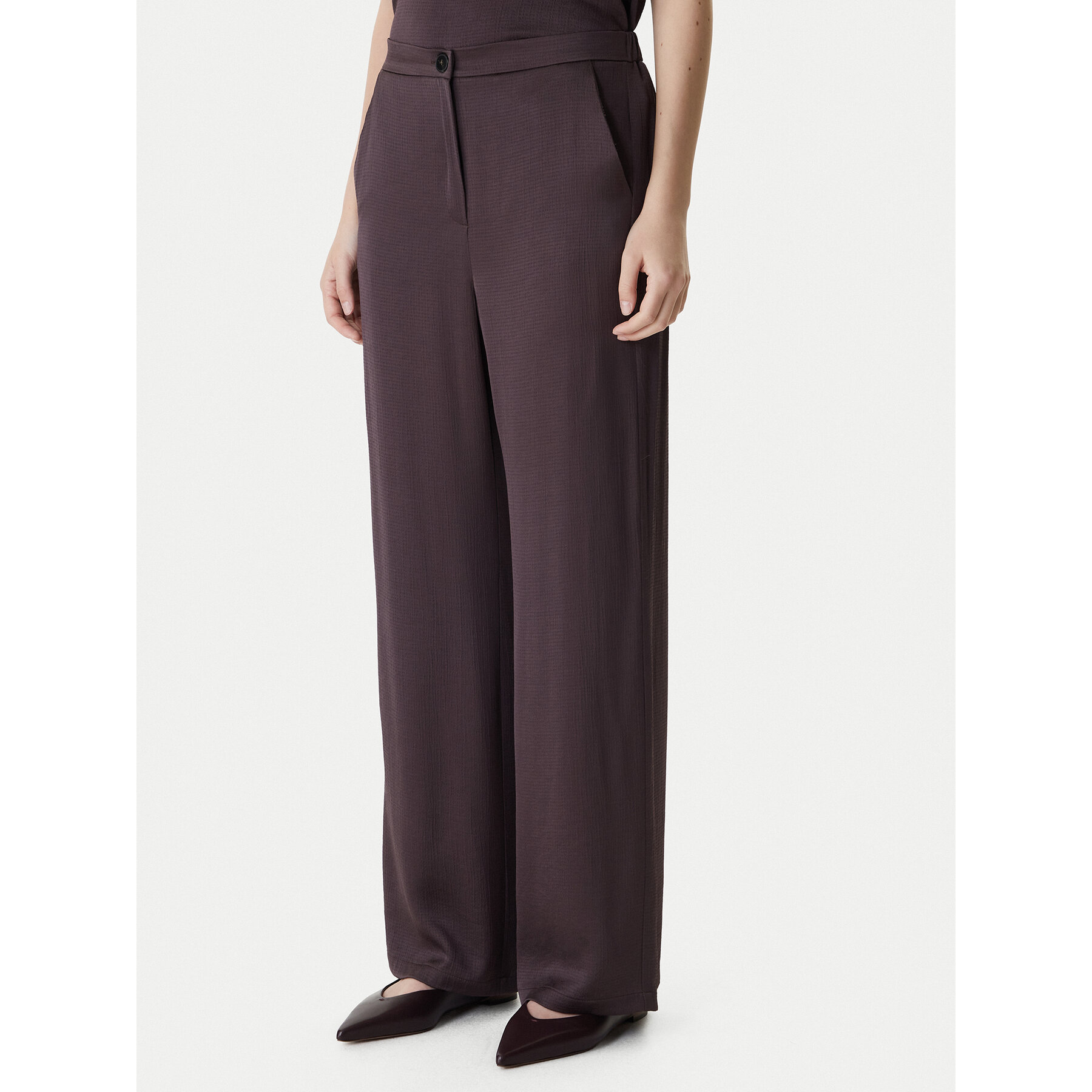 Marella Stoffhose Emme by Marella Robinia2 2615131281 Braun Straight Fit
