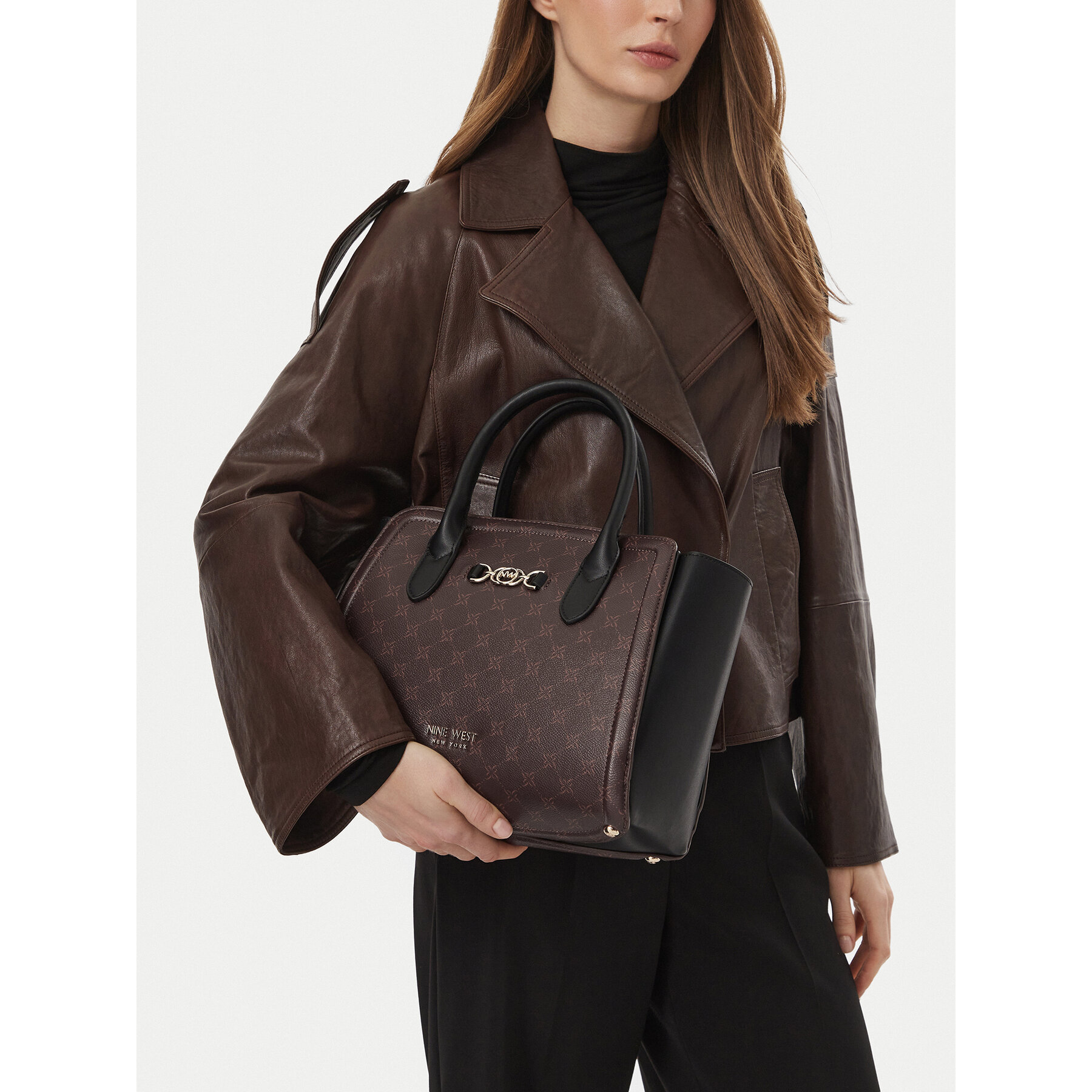 Дамска чанта Nine West CEO- CRYSTAL NOTE-LDA9345A Кафяв