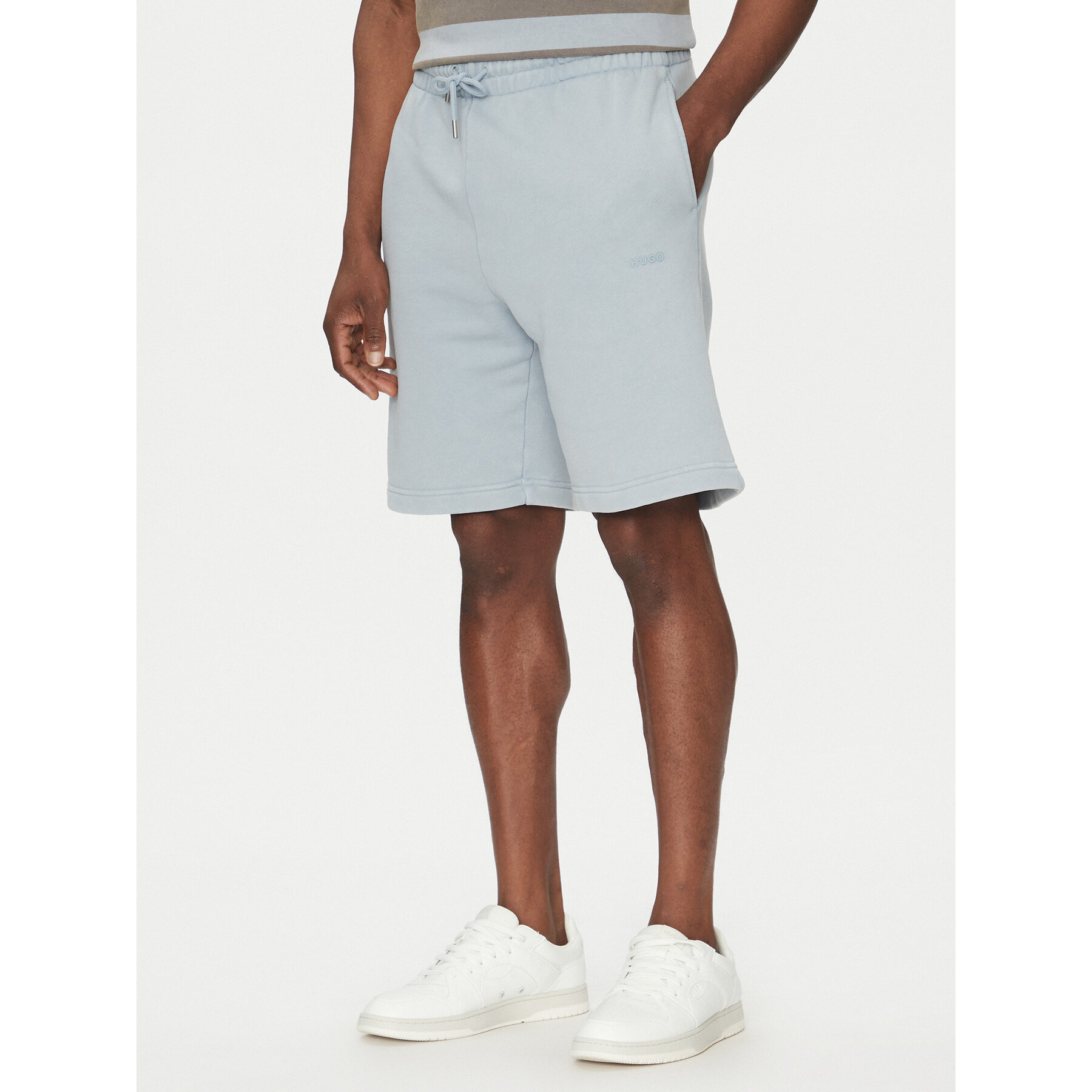 HUGO Sportshorts Dupaly 50540969 Himmelblau Relaxed Fit