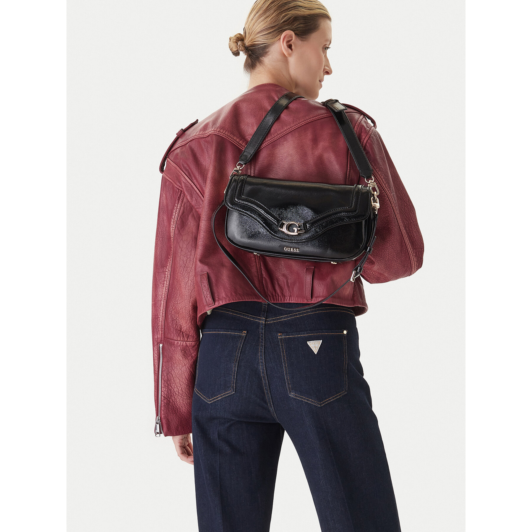 Дамска чанта Guess HWTG79 93200 Черен