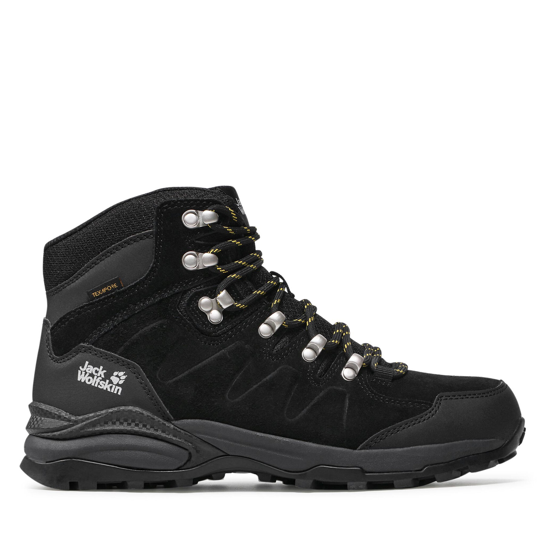 Chaussures de trekking Jack Wolfskin Refugio Texapore Mid M 4049841 Noir