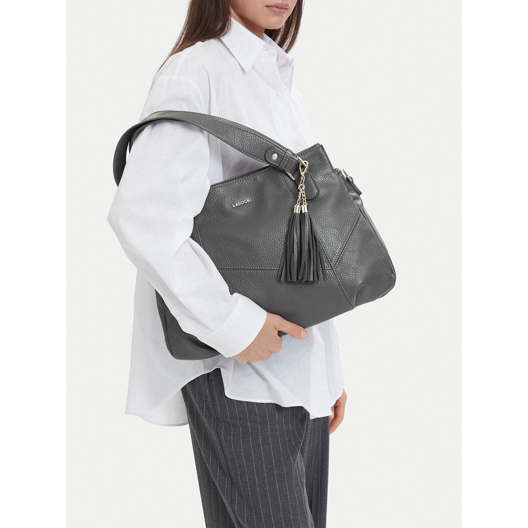 Geantă Lasocki CEO-LSK-L-005-10 Gri închis