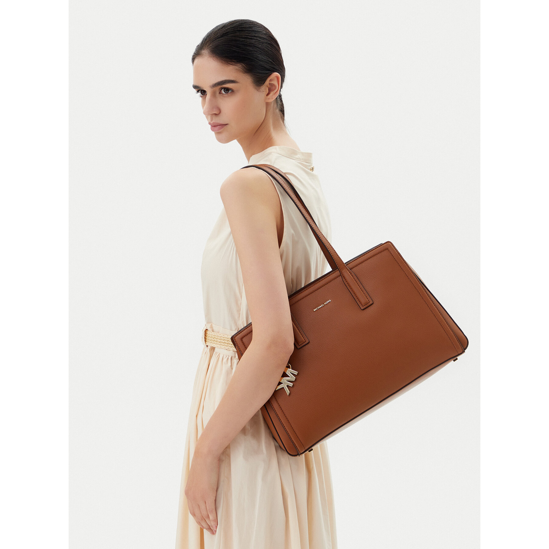 Torbica MICHAEL Michael Kors Laila 30S5G9IT2L Smeđa