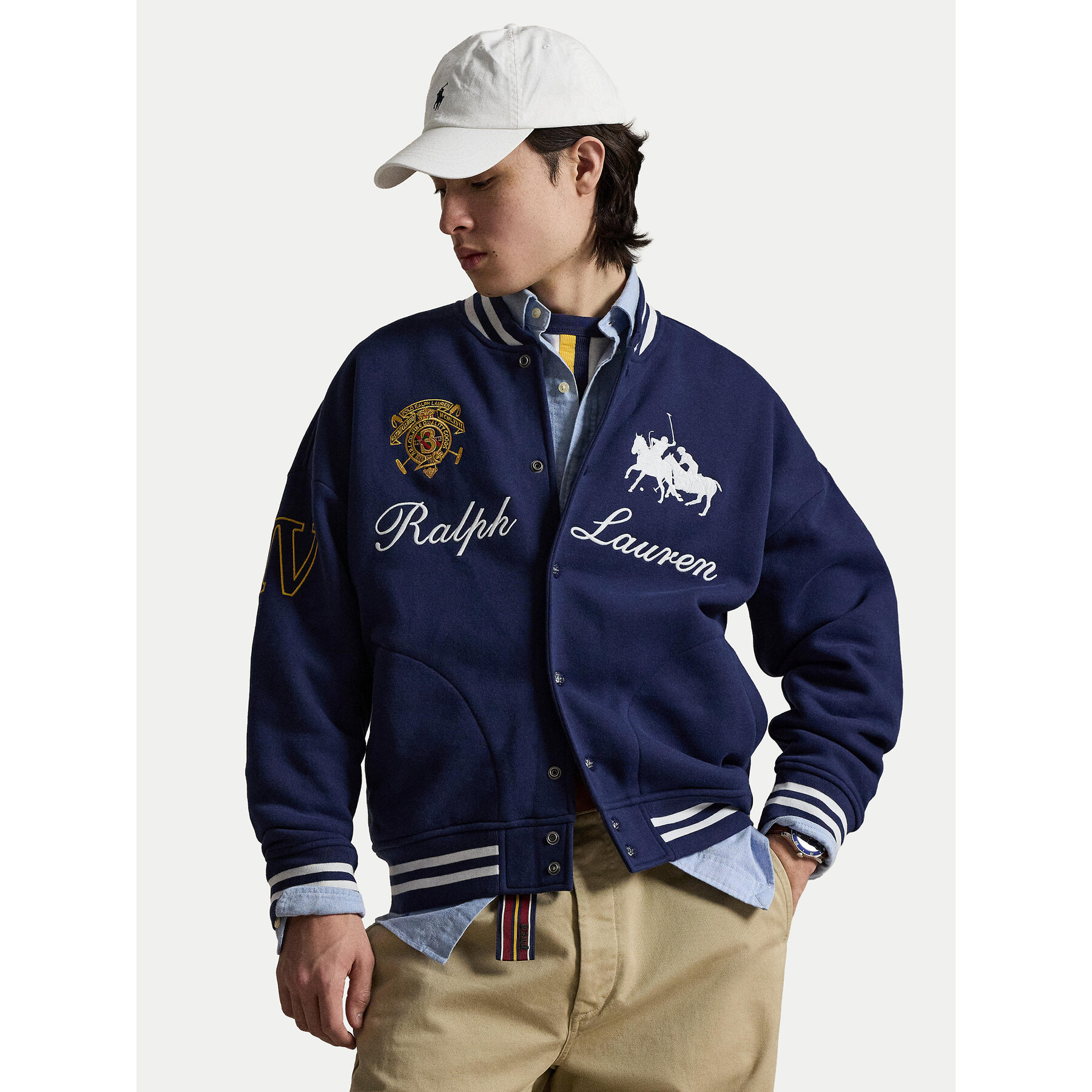 Polo Ralph Lauren Sweatshirt 710B14220001 Dunkelblau Relaxed Fit