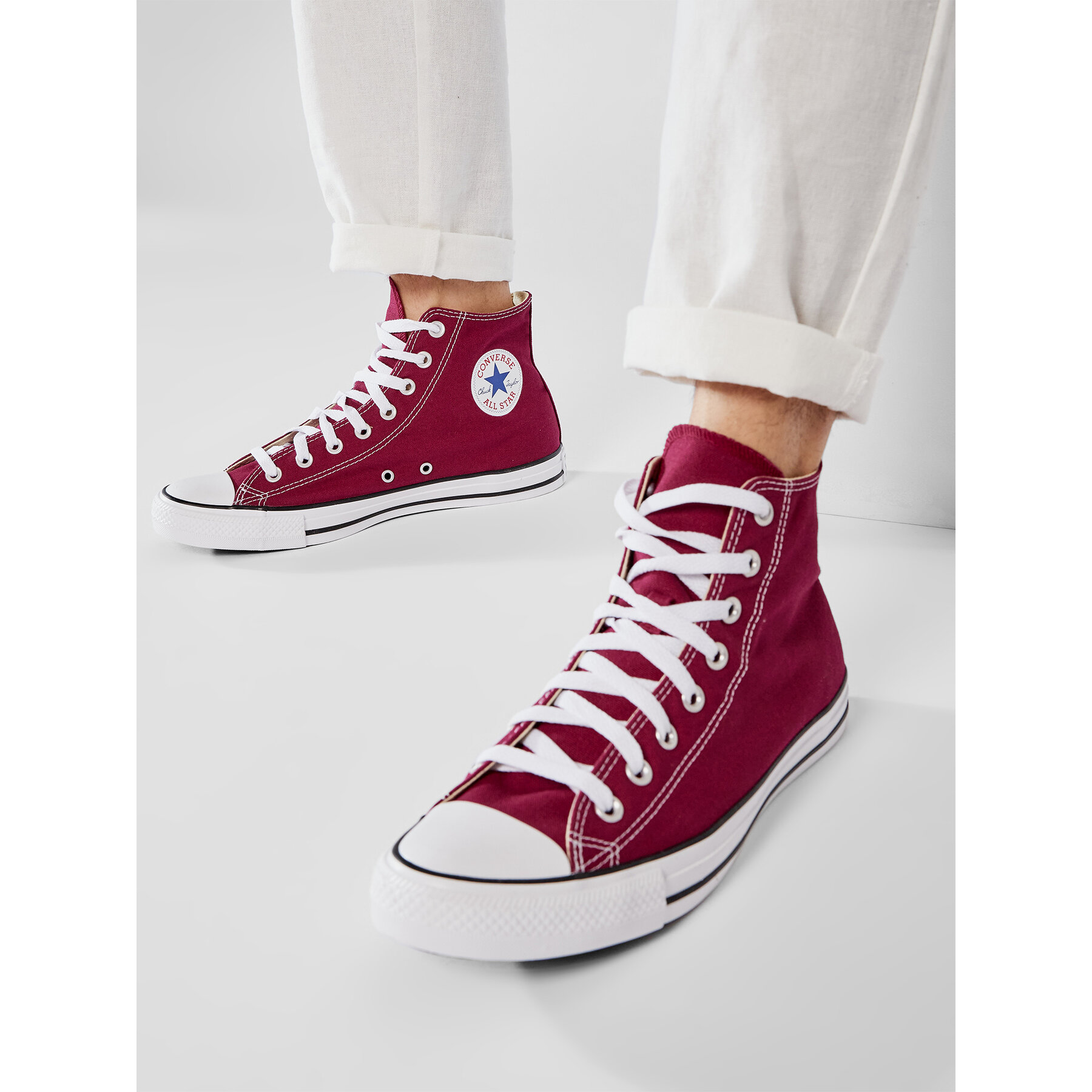 Teniși Converse All Star Hi Maroon M9613 Vișiniu