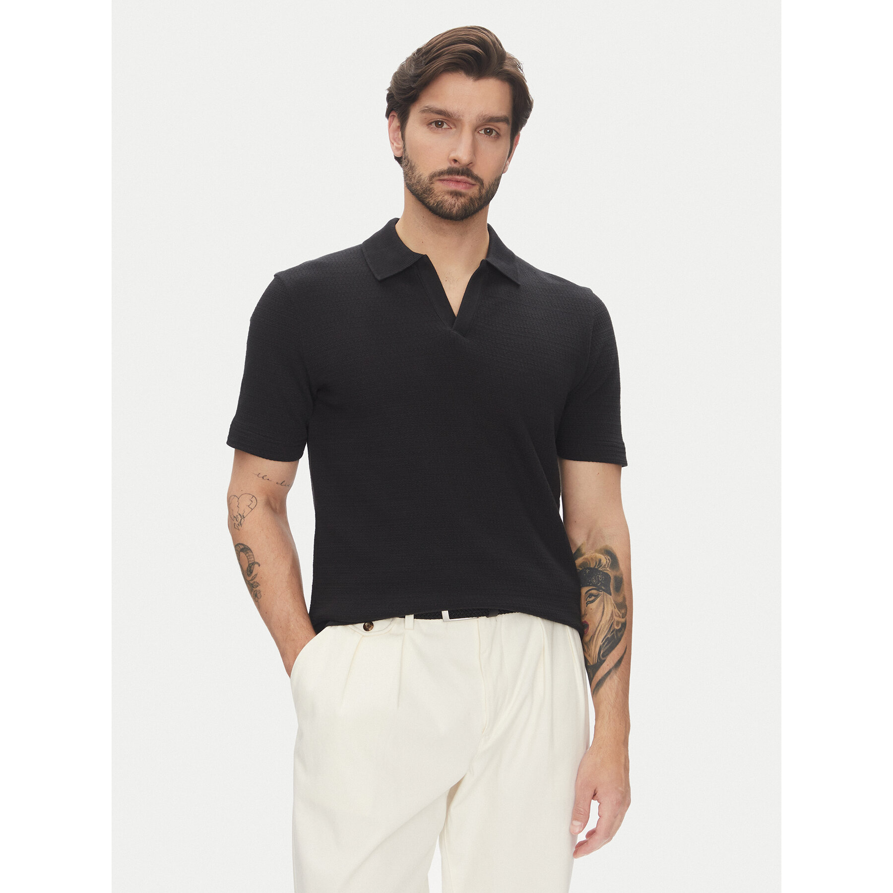 Marc O'Polo Polo 524 3021 53176 Nero Regular Fit