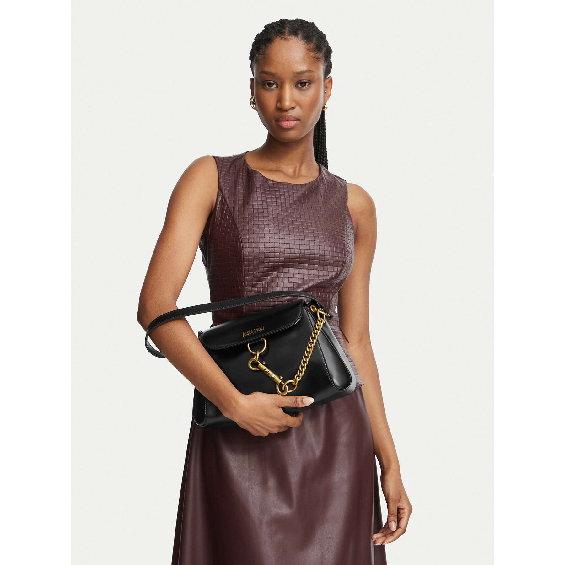 Just Cavalli Τσάντα Just Cavalli 81RA4BI1 ZSC23 Μαύρο