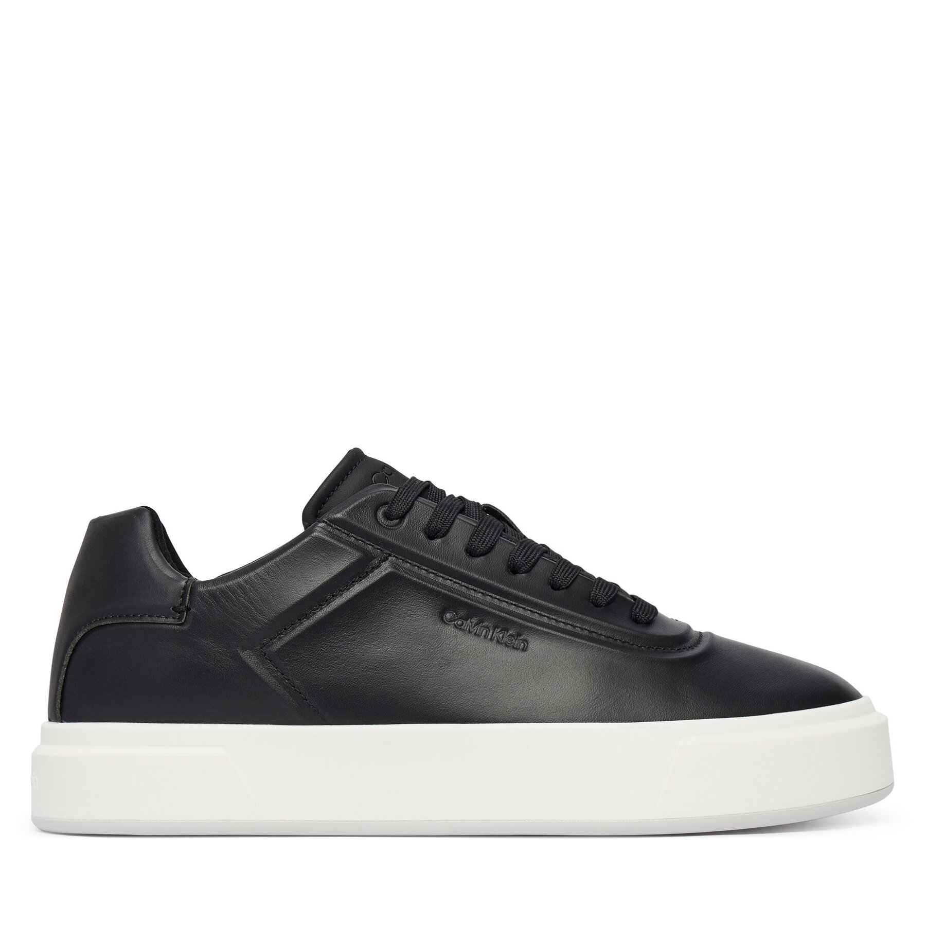 Sneakers Calvin Klein Basket Cupsole Oxf Lup Hf Lth YM0YM01452 Negru