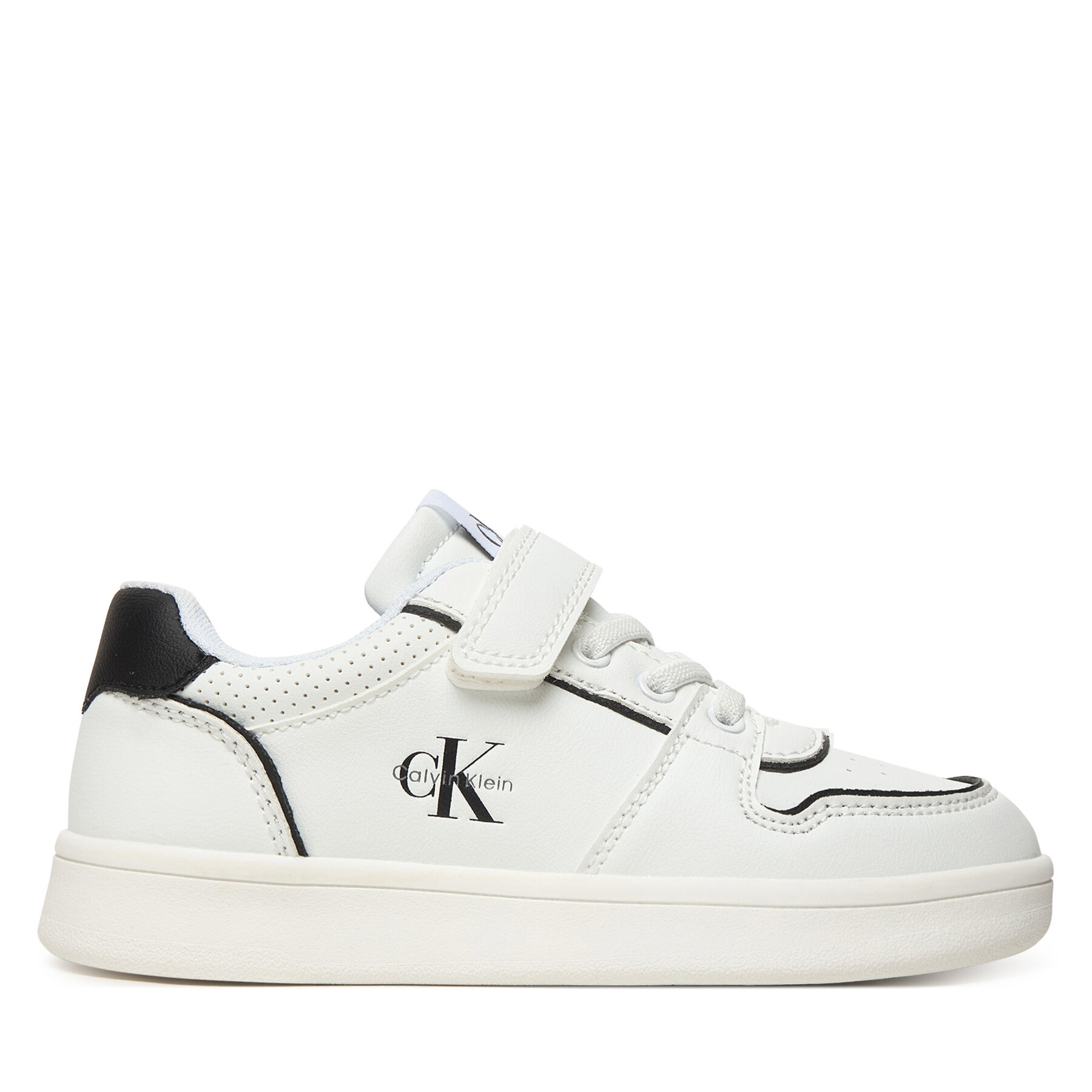 Sneakersy Calvin Klein Low Cut Lace-Up/Velcro V1X9-83278-1355 S Biela