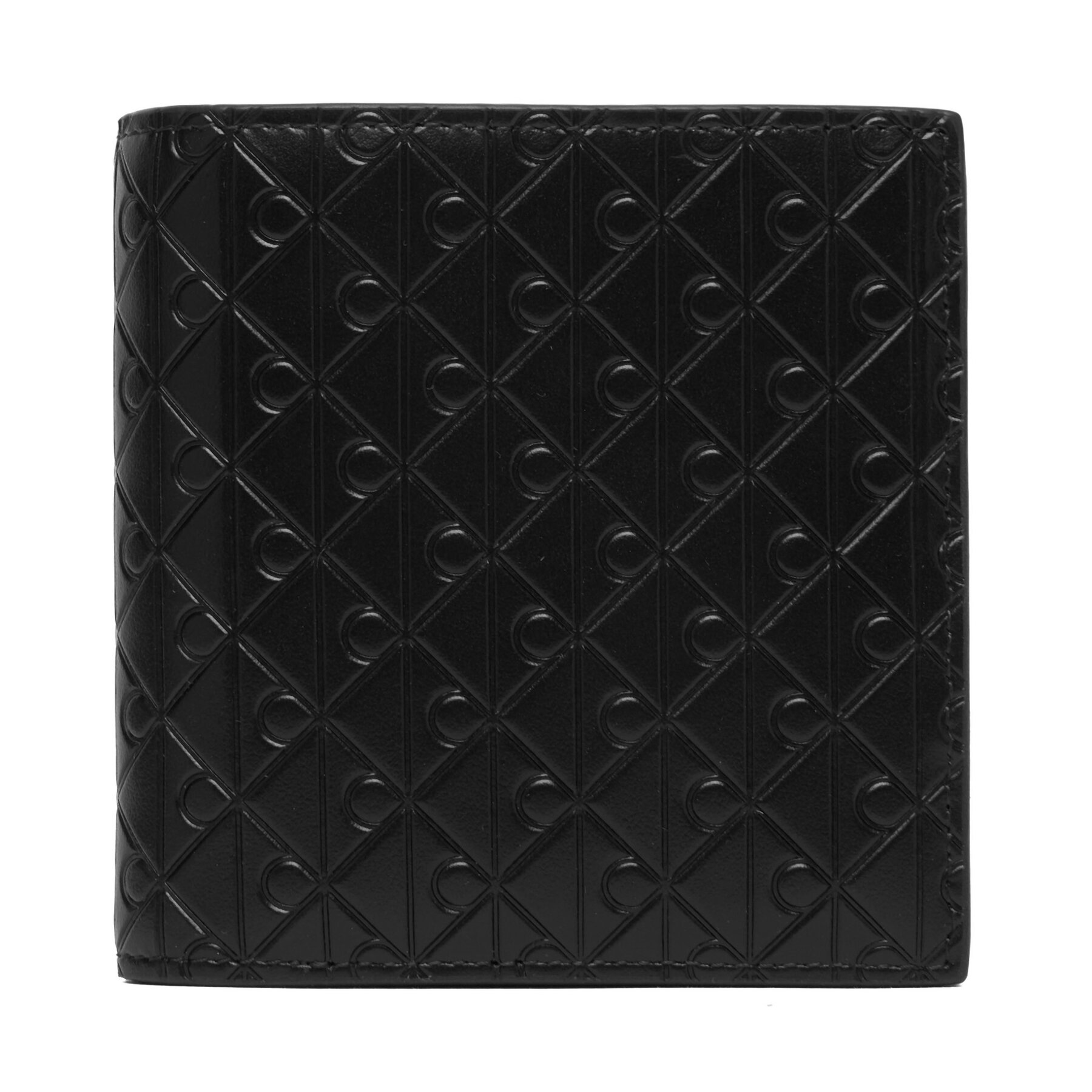 Peňaženka Calvin Klein Embossed Emblem Trifold LV04D1145G Čierna