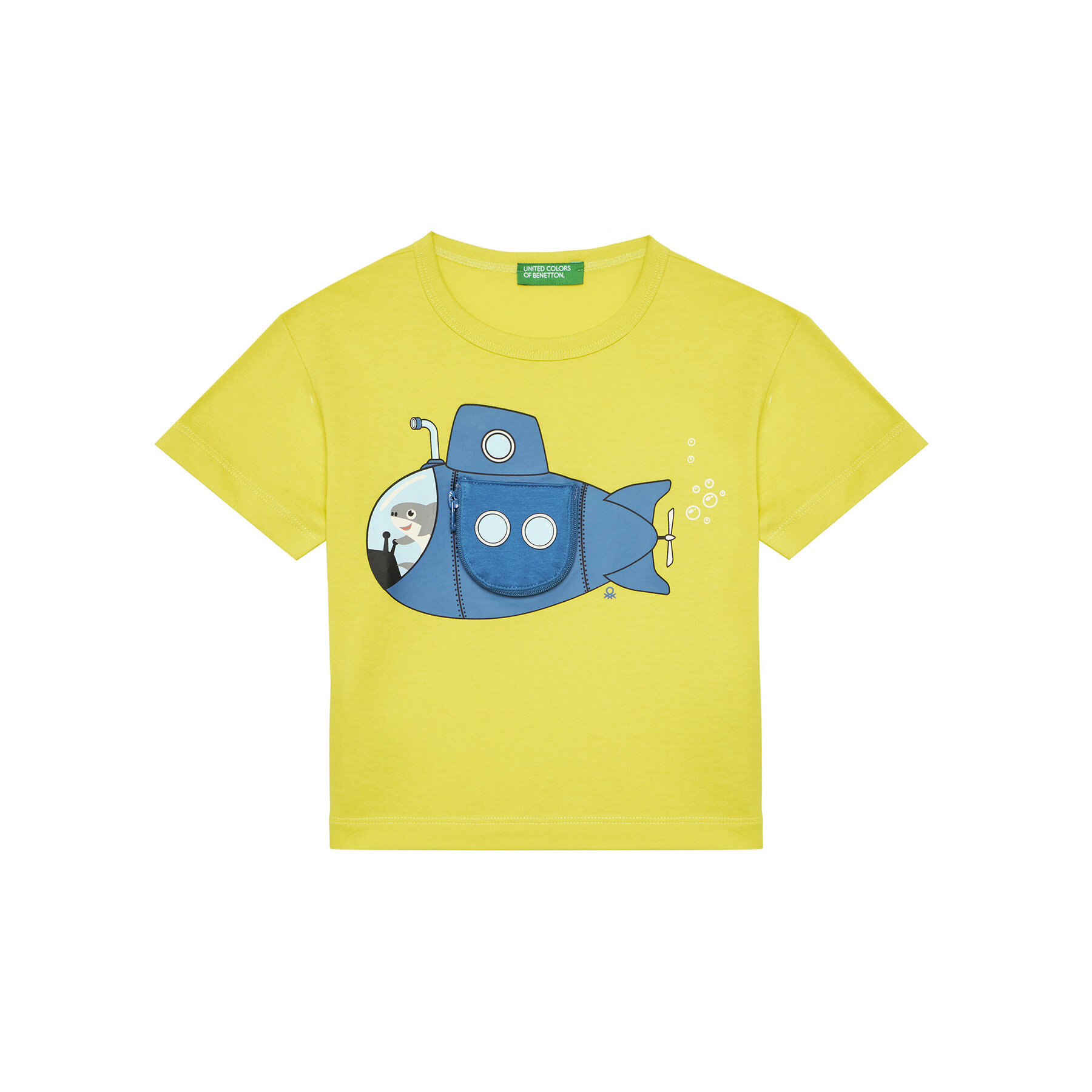 United Colors Of Benetton T-shirt 3I1XG10JL Giallo Regular Fit