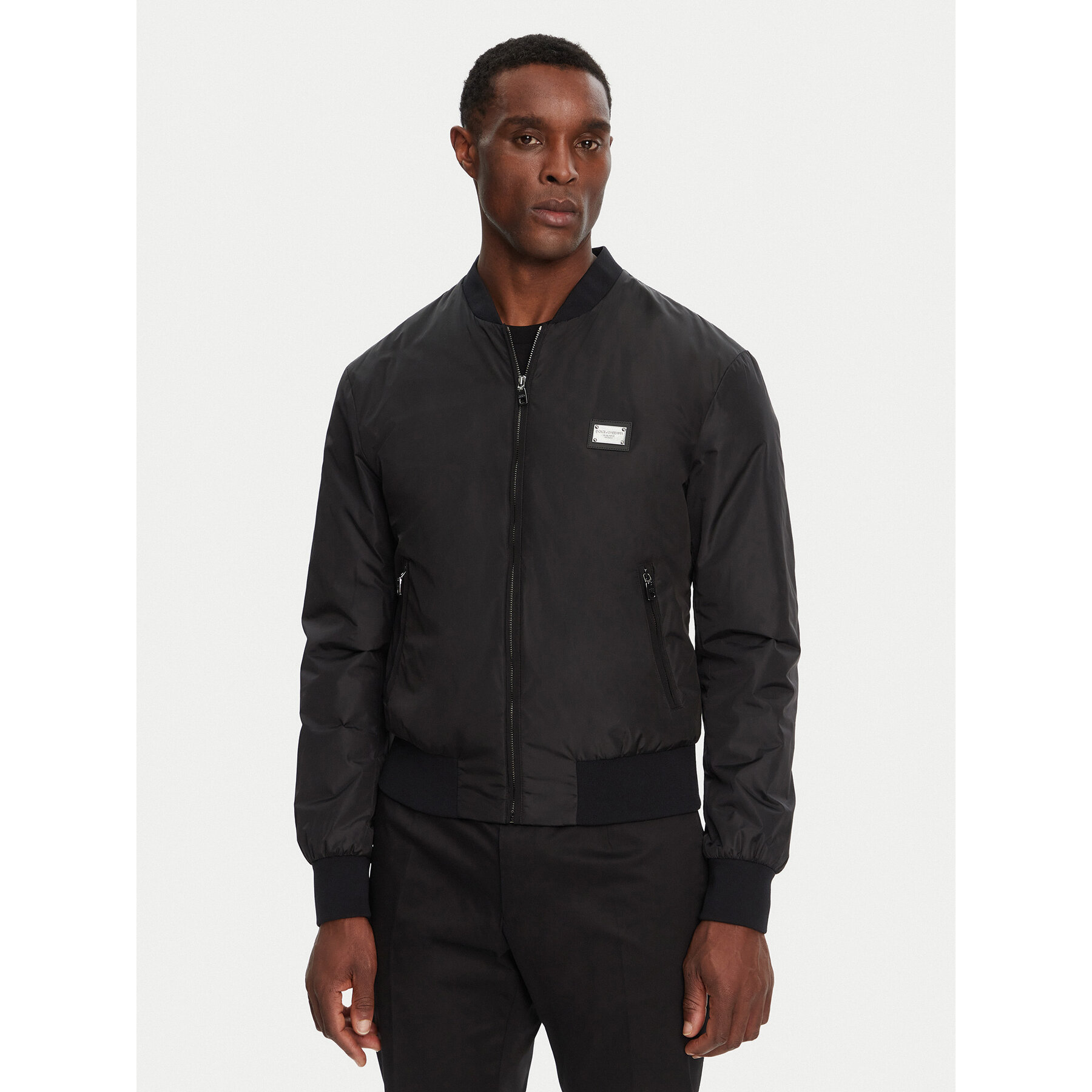 Dolce&Gabbana Bomberjacke G9ABPT G7F2J Schwarz Regular Fit