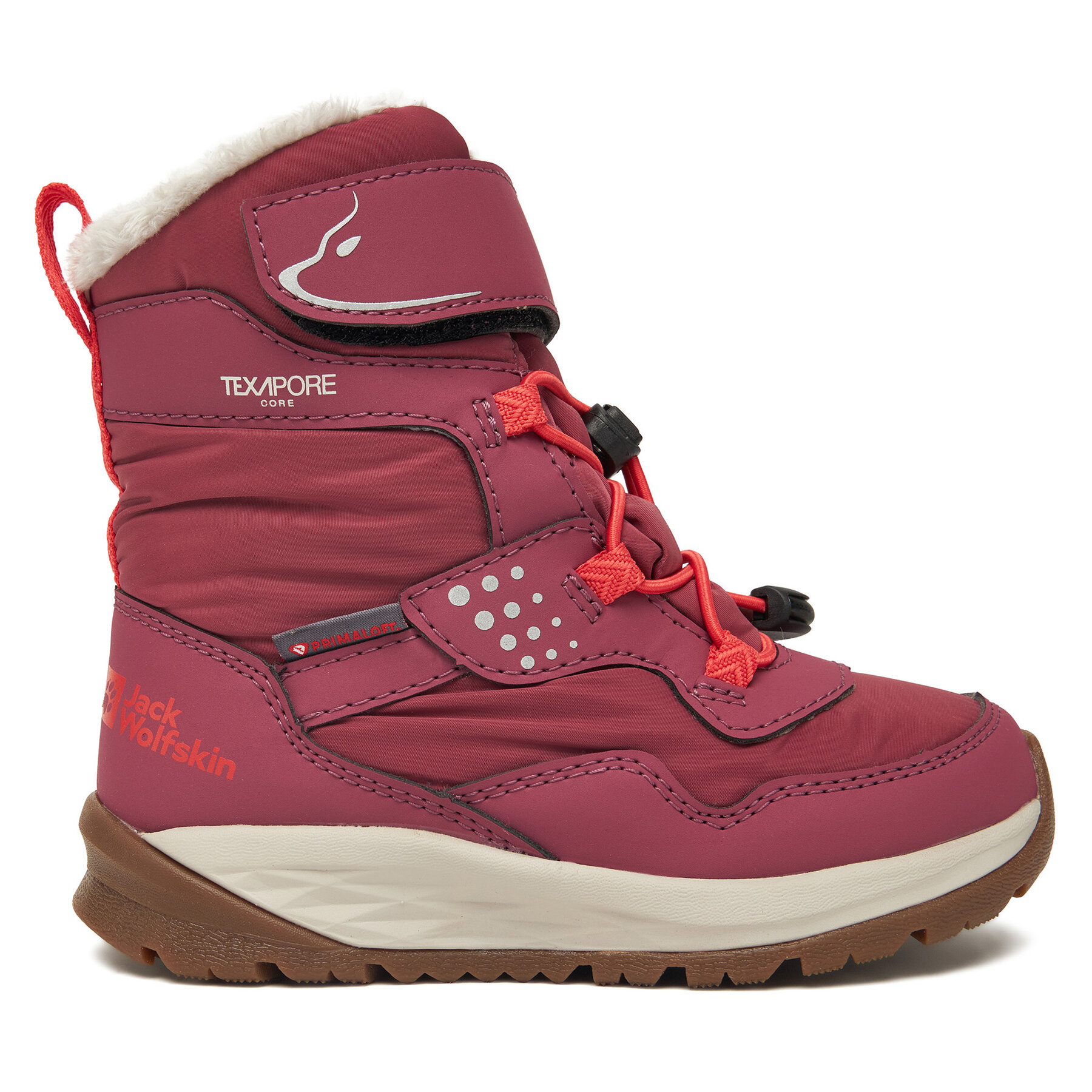 Škornji za sneg Jack Wolfskin Polar Bear-g Texapore High Vc K Roza
