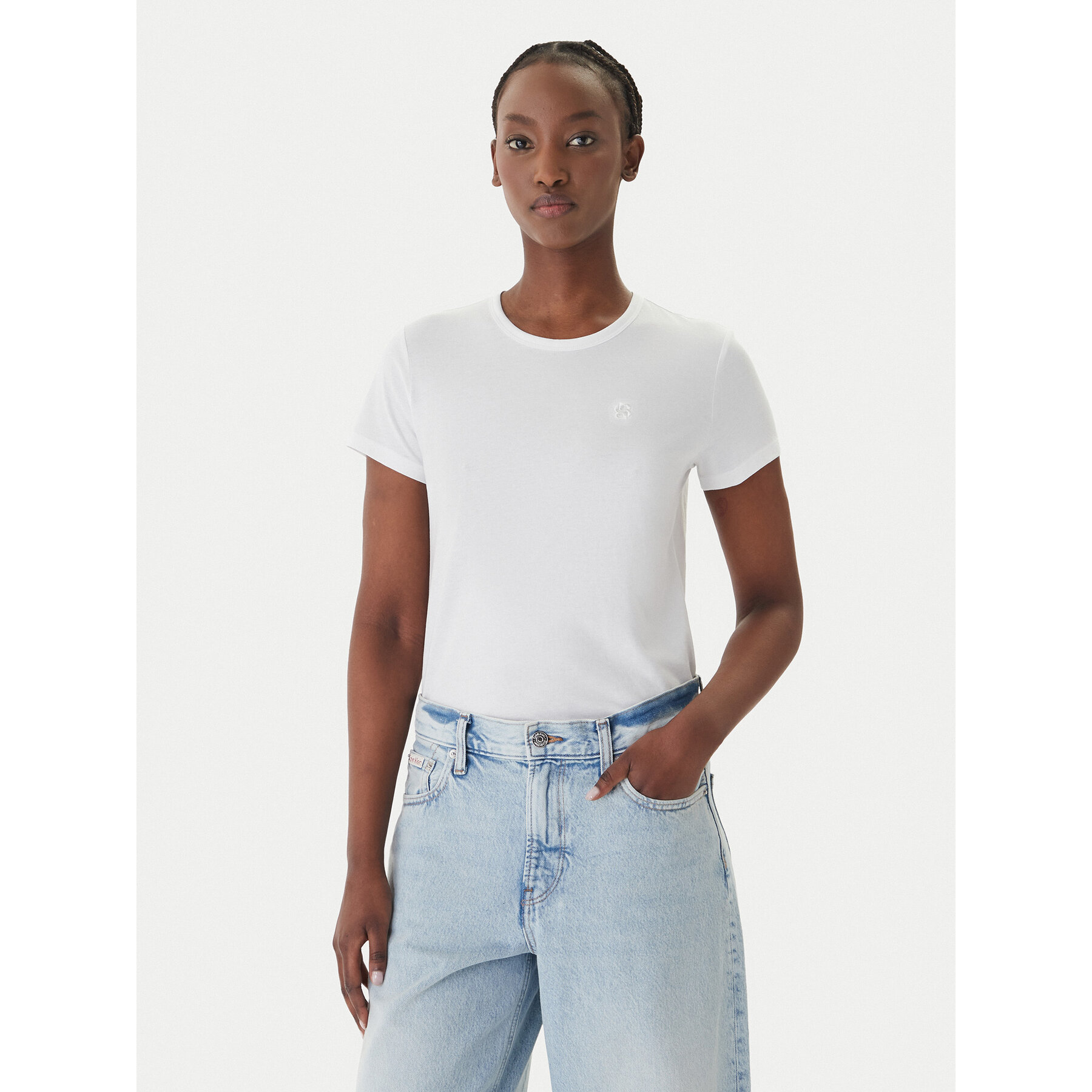 BOSS T-Shirt Eventsa10 50557843 Weiß Slim Fit