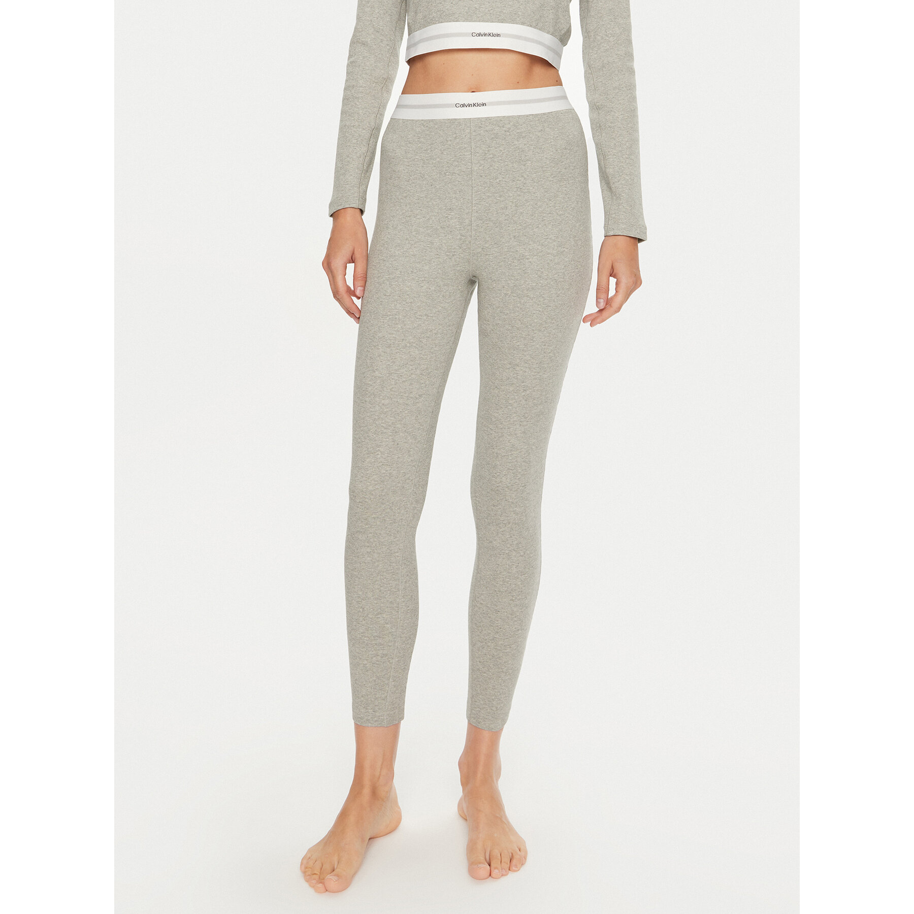 Calvin Klein Underwear Pajkice 000QS7220E Siva Slim Fit