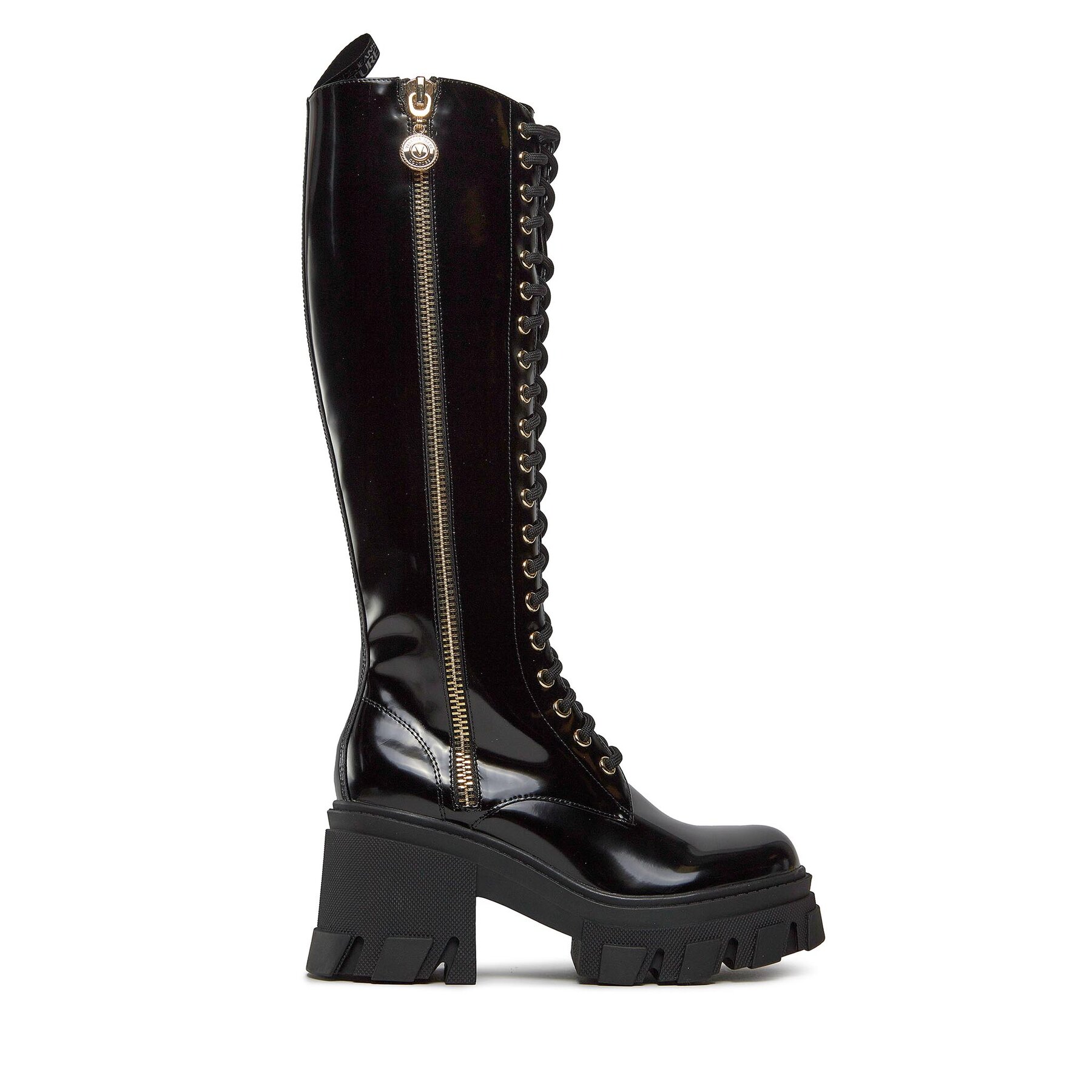 Damen Stiefeletten Versace Jeans Couture, Schuhgröße 36, Schwarz, 75VA3S85