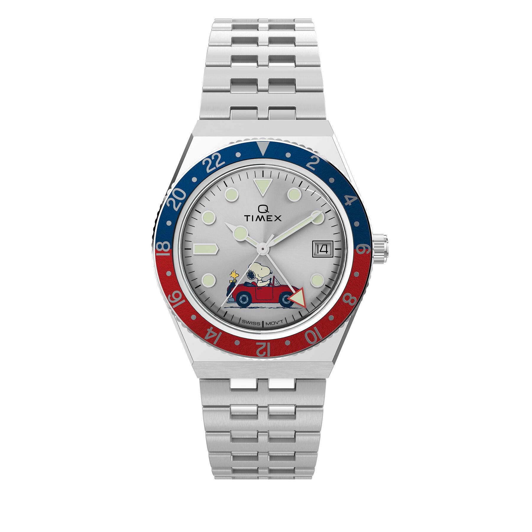  Karóra Timex Timex x Peanuts® Q Timex® GMT TW2W83300 Színes akciós termékkép 1