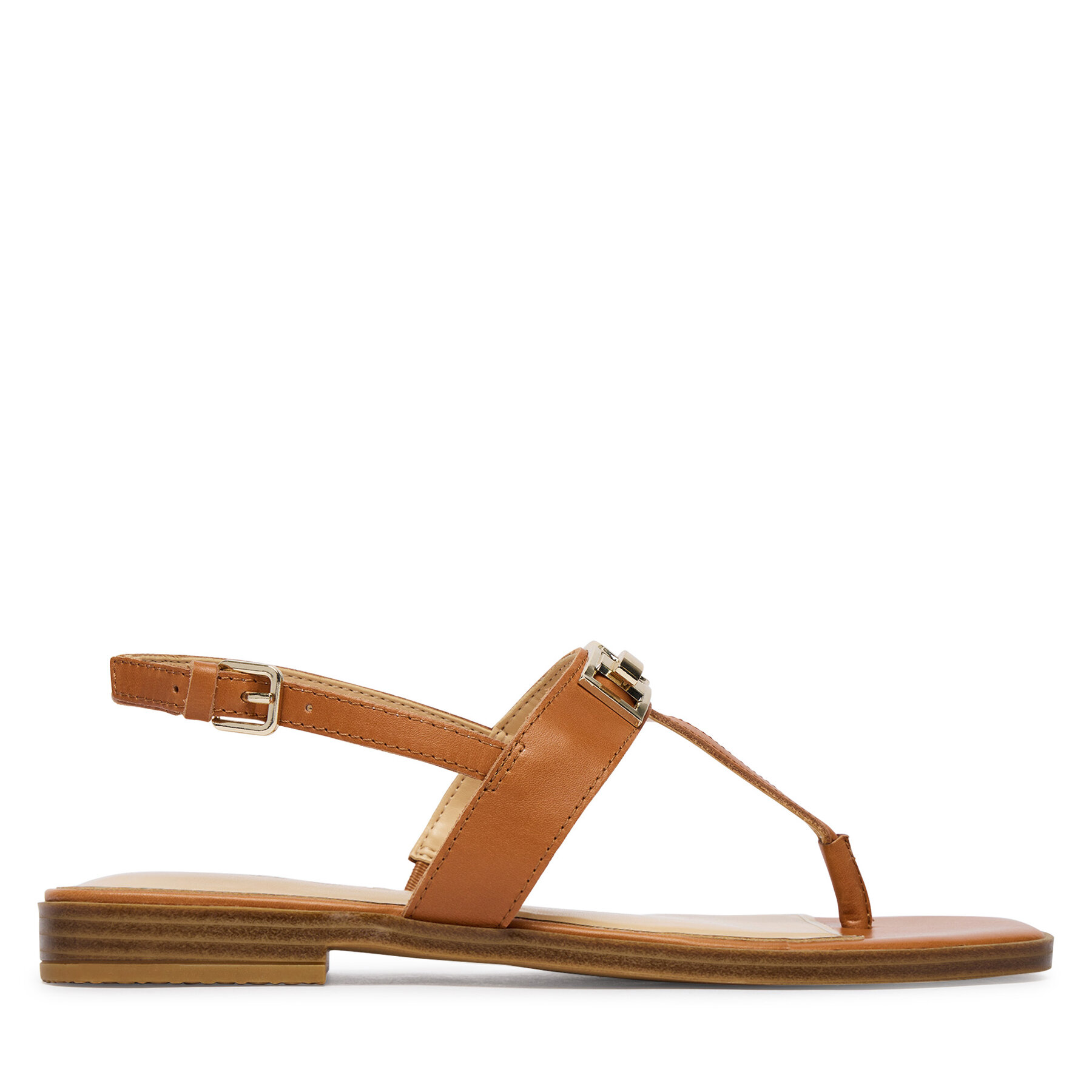 Sandali Guess FLJRMY LEA03 Rjava