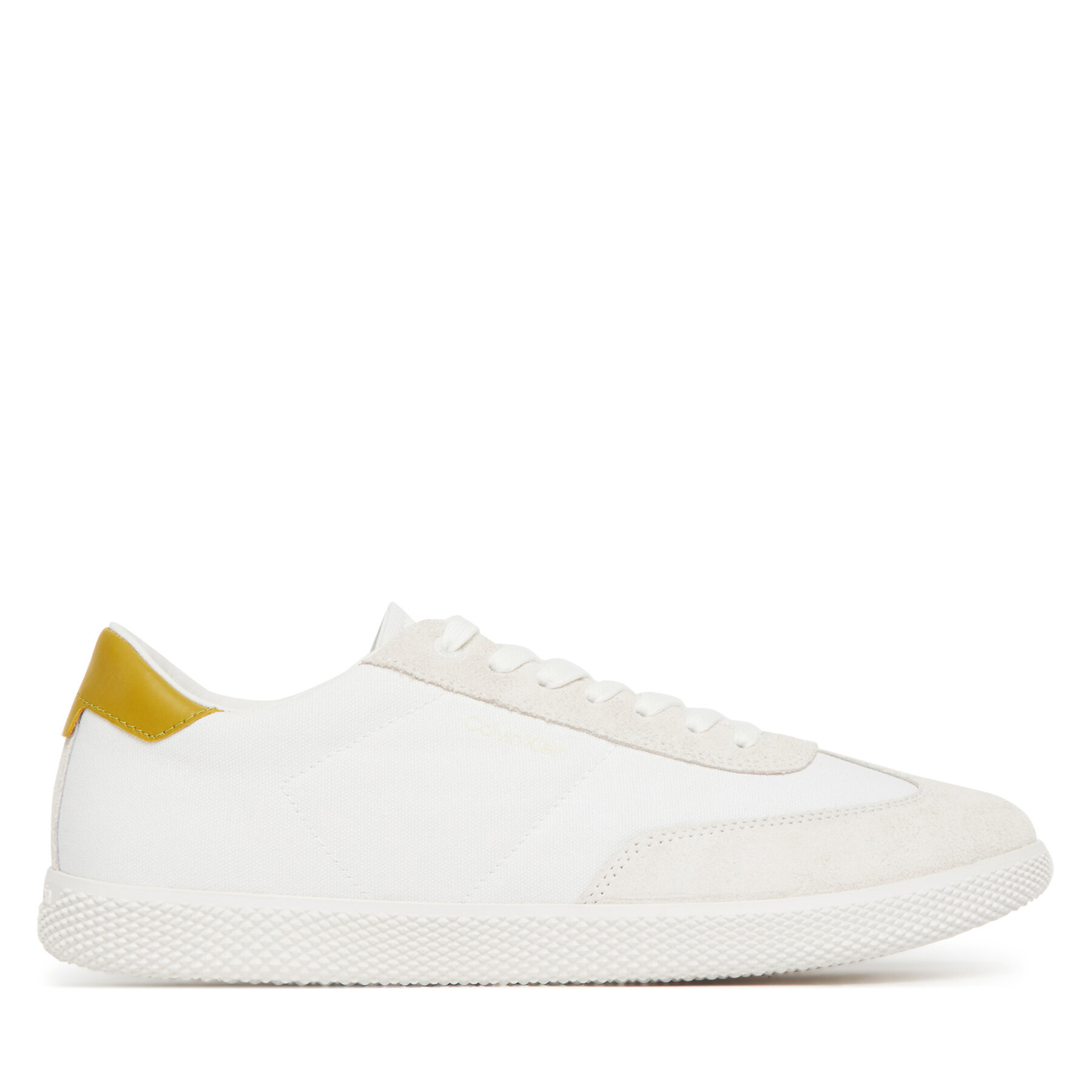 Sneakersy Calvin Klein Low Top Lace Up Cv Mix HM0HM01724 Bílá