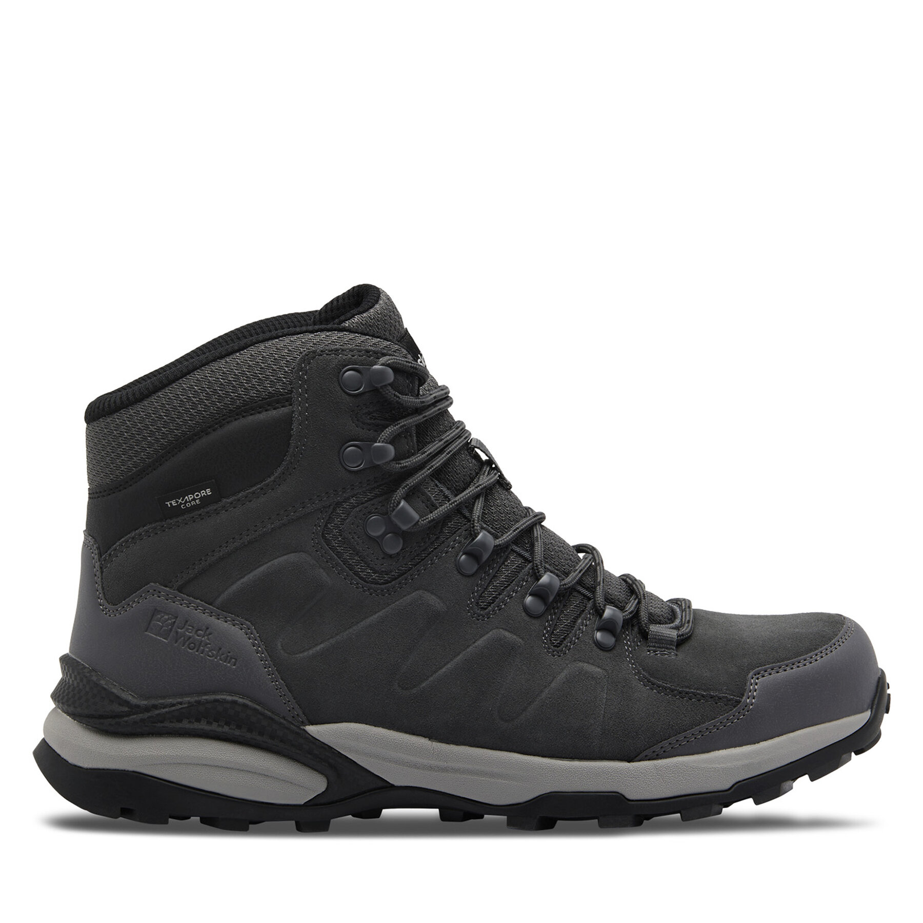 Botas de trekking Jack Wolfskin Refugio Texapore Mid M 4049851 Negro