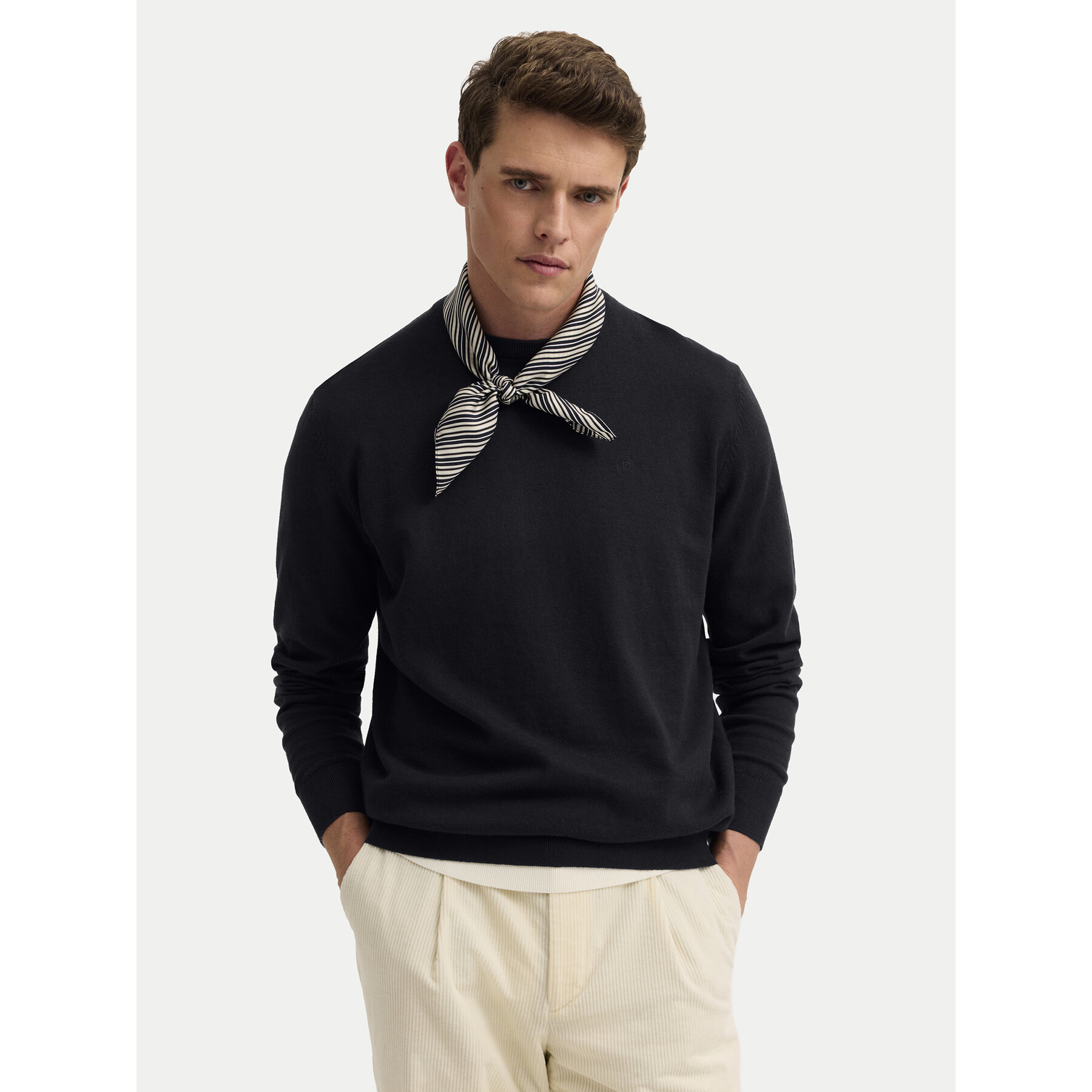 Bugatti Pullover 7400-25520F Dunkelblau Regular Fit