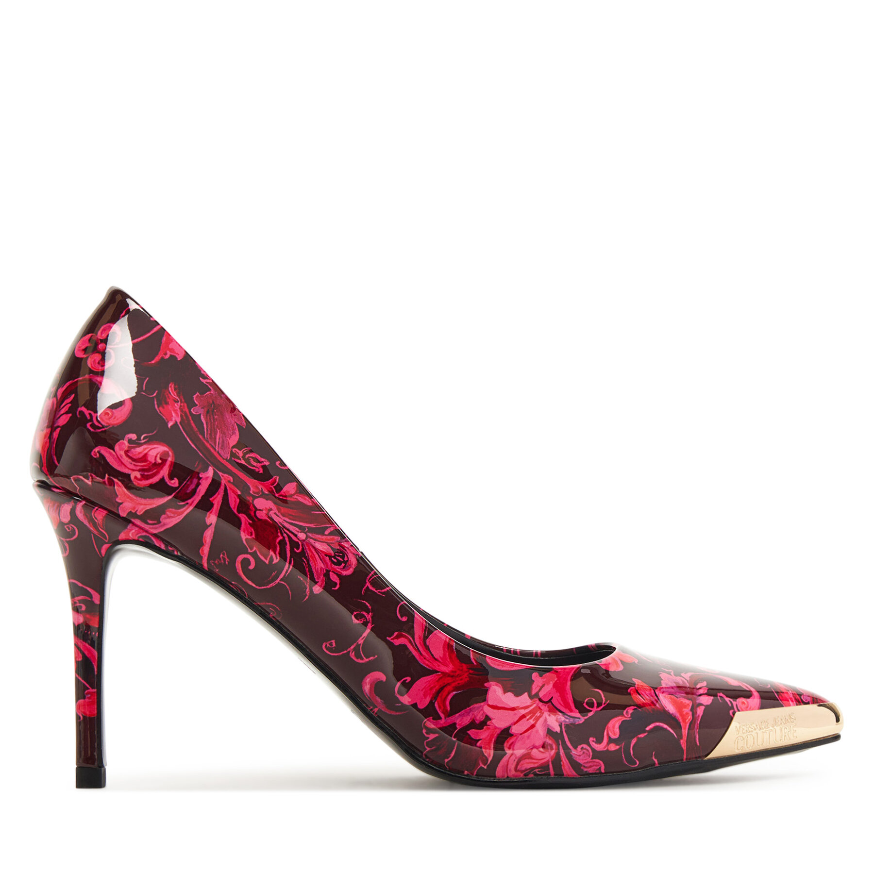 Versace Jeans Couture Pantofi cu toc subțire Femei, Mărimea: 38, Vișiniu, 79VA3S50 ZS366