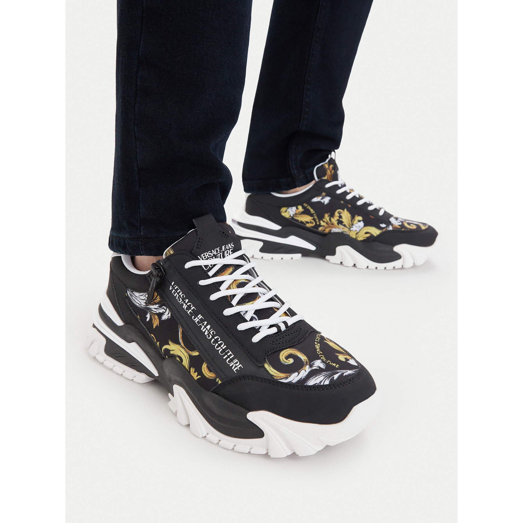 Sneakers Versace Jeans Couture 78YA3SI5 Negru
