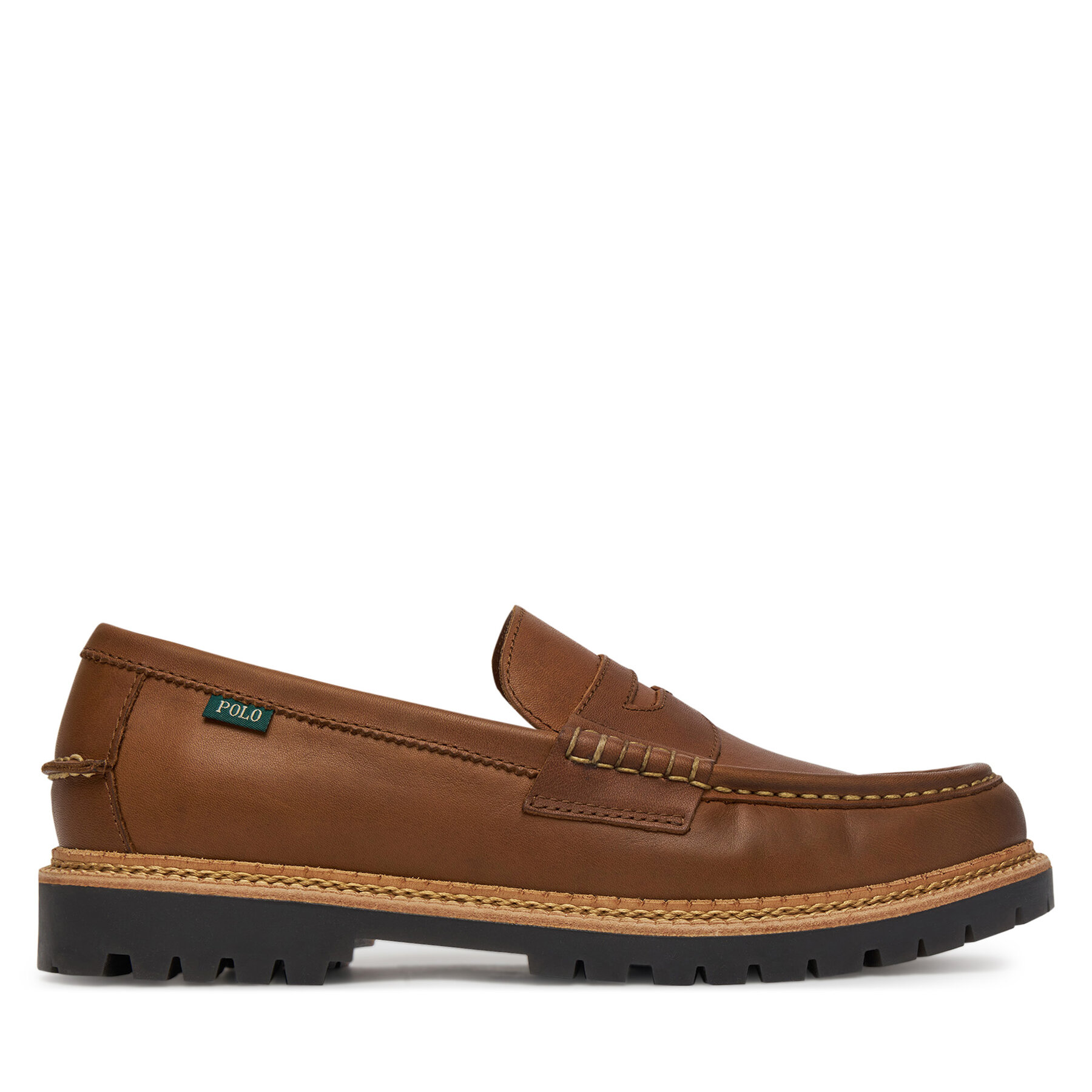 Pánske Mokasíny Polo Ralph Lauren, Rozmer: 42, Hnedá, Jett Lug 803961420002