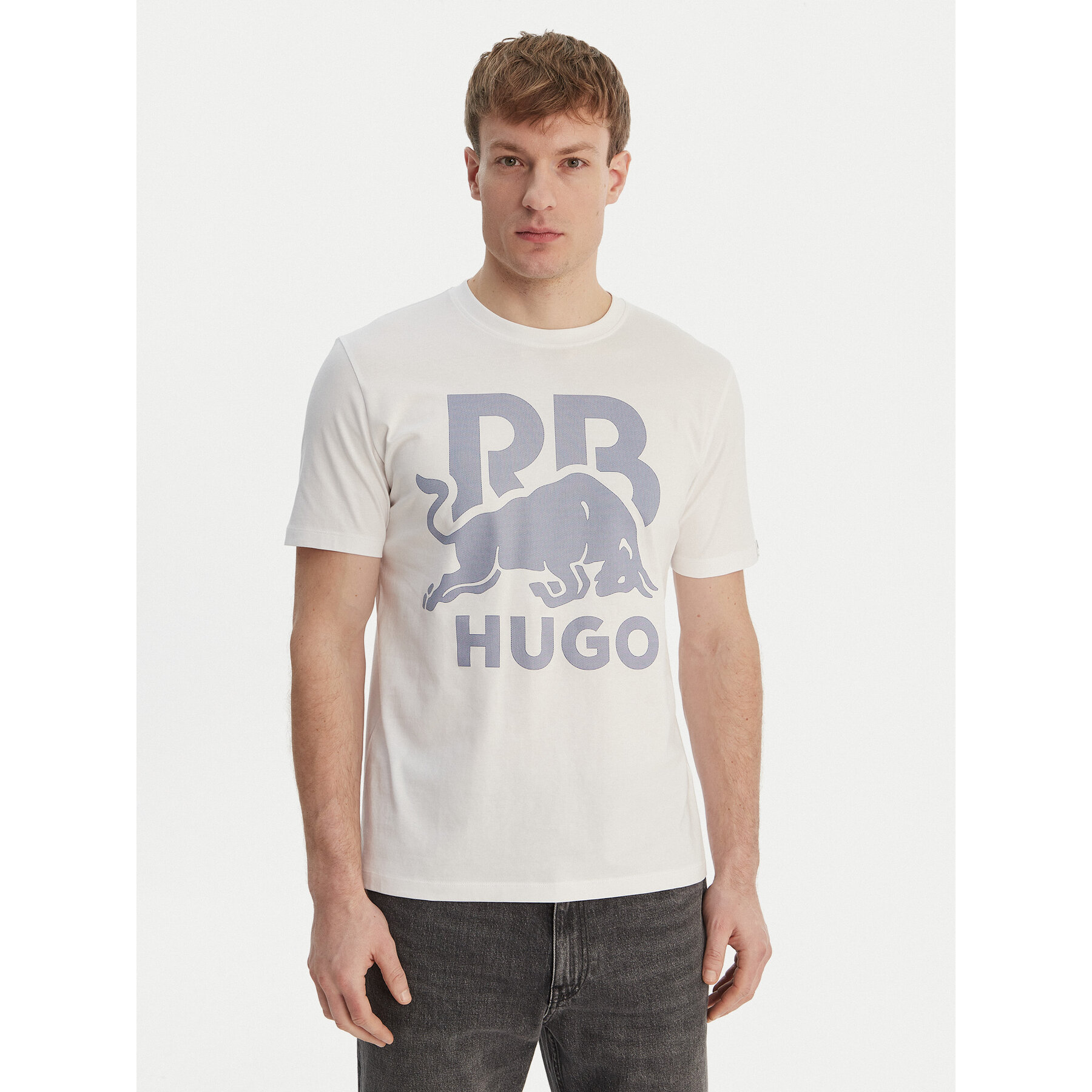 HUGO T-Shirt Dlix_RB 50559696 Weiß Regular Fit