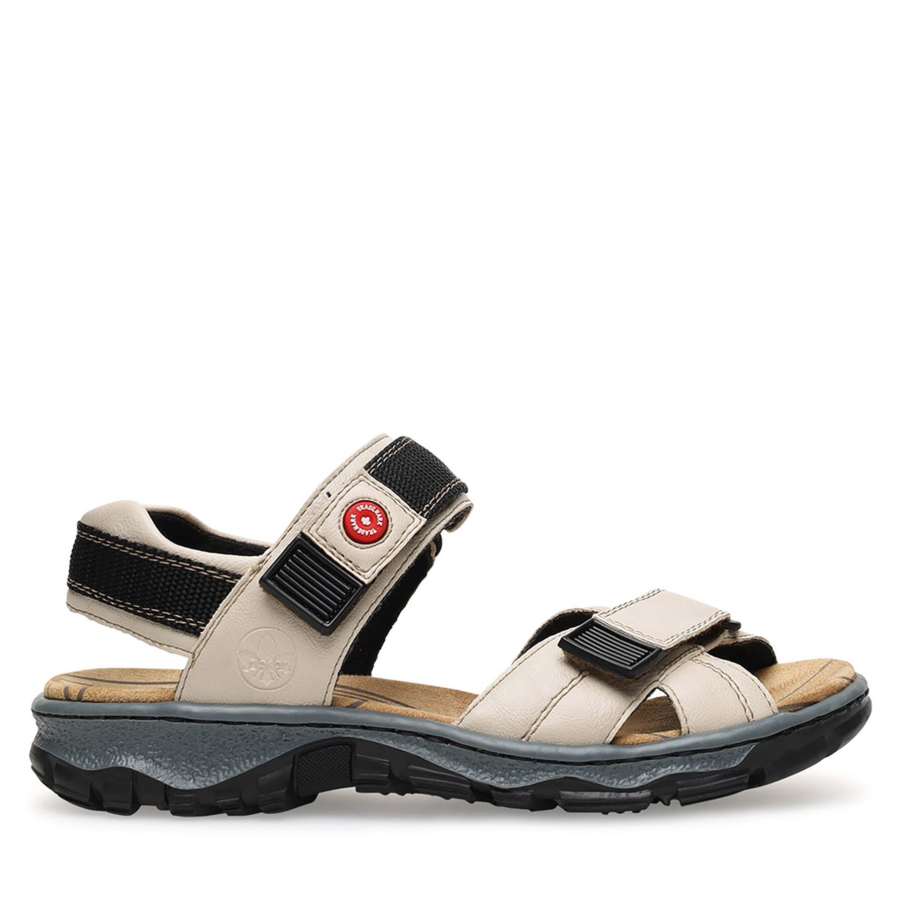 Sandále Rieker 68851-80 Écru