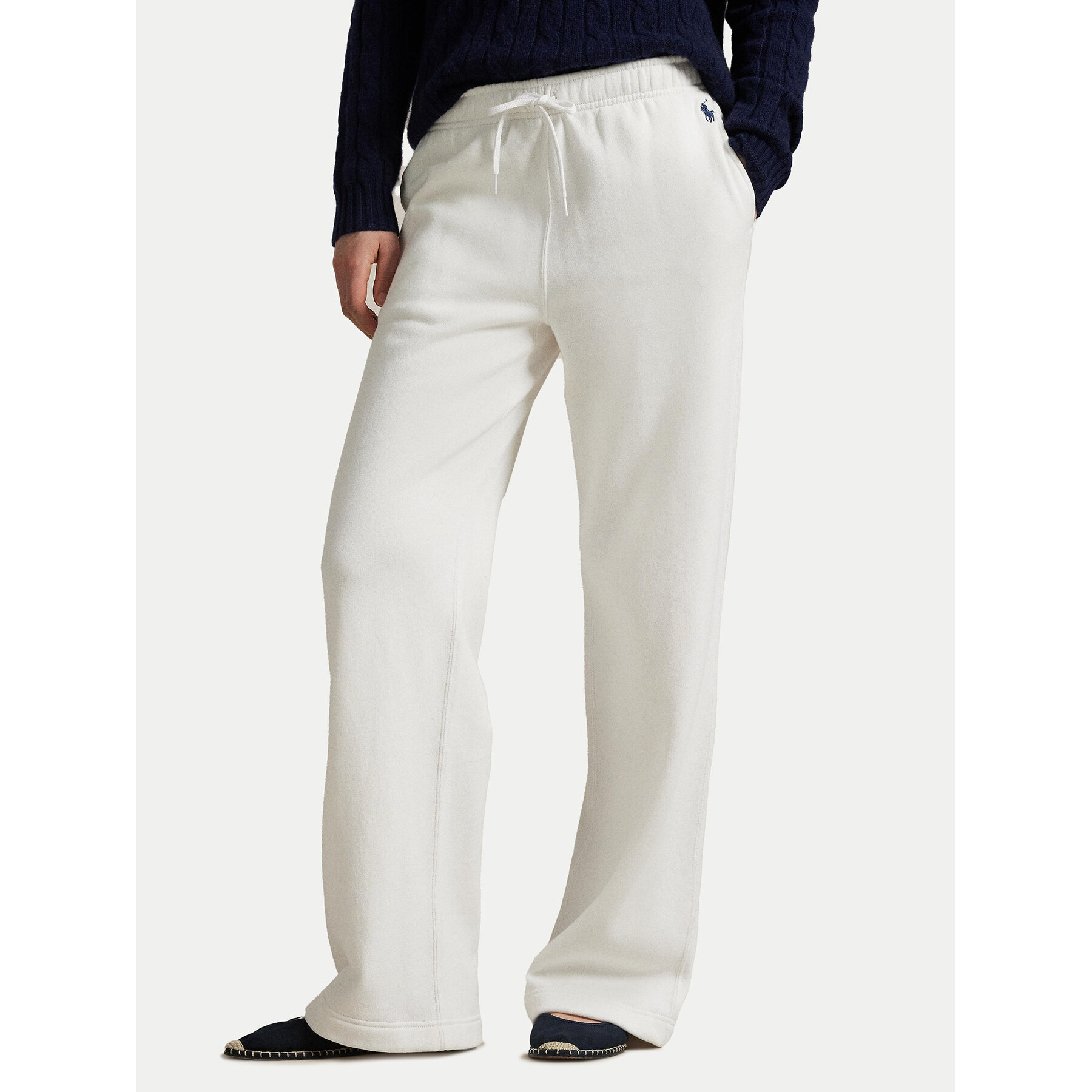 Polo Ralph Lauren Jogginghose 211977959003 Weiß Wide Leg