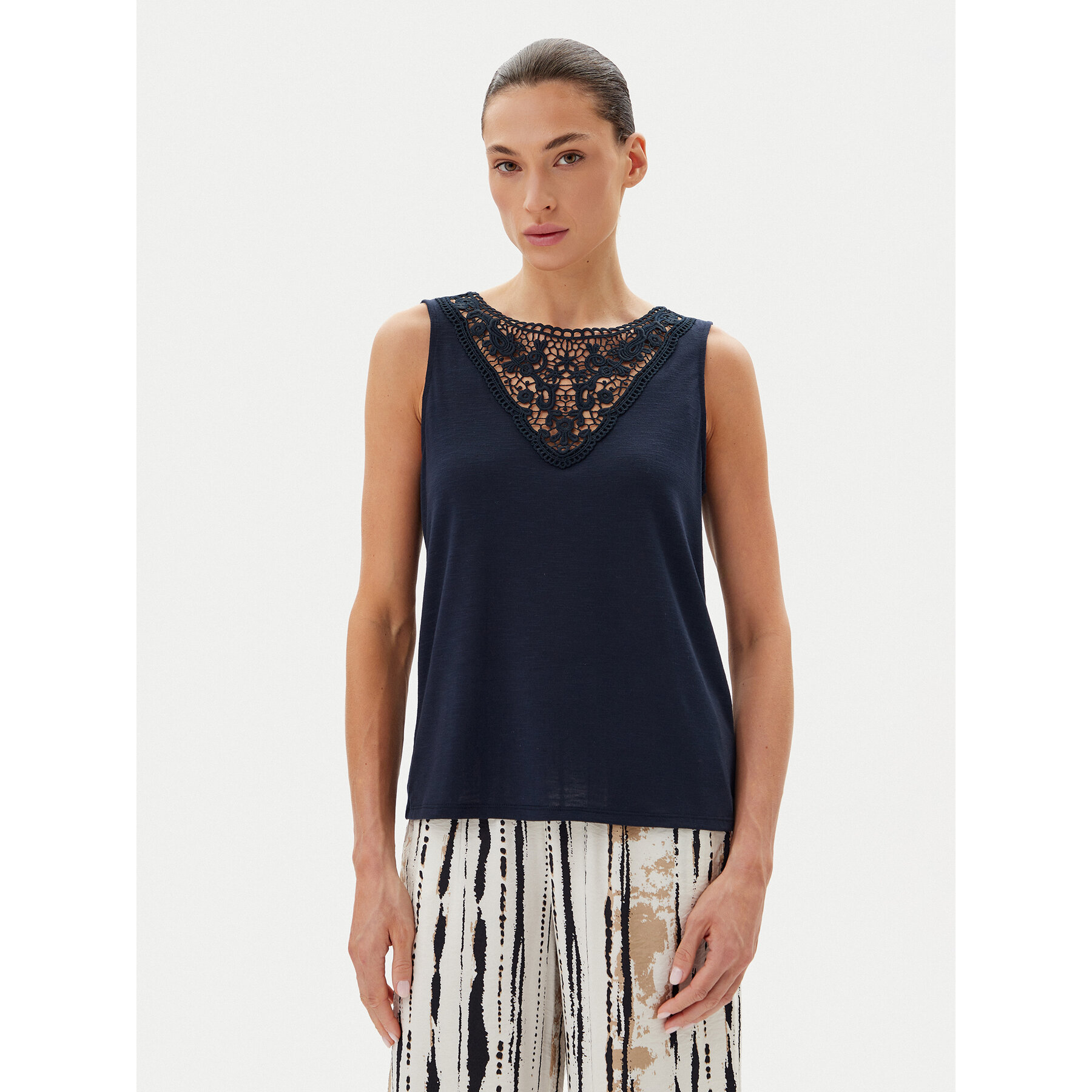 JDY Felső Dodo 15296246 Sötétkék Regular Fit