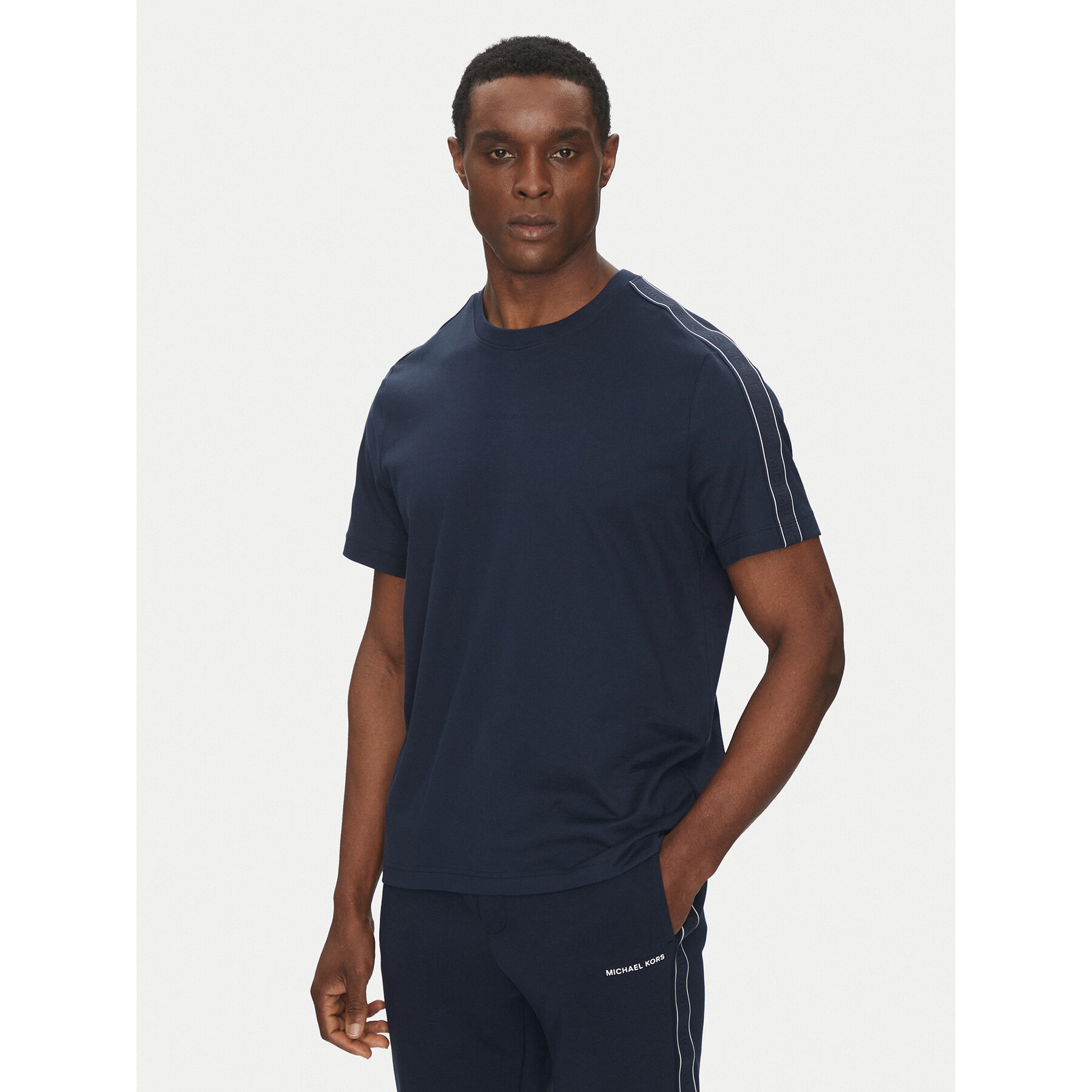 Michael Kors T-Shirt CT4524E1V2 Blu Scuro Regular Fit
