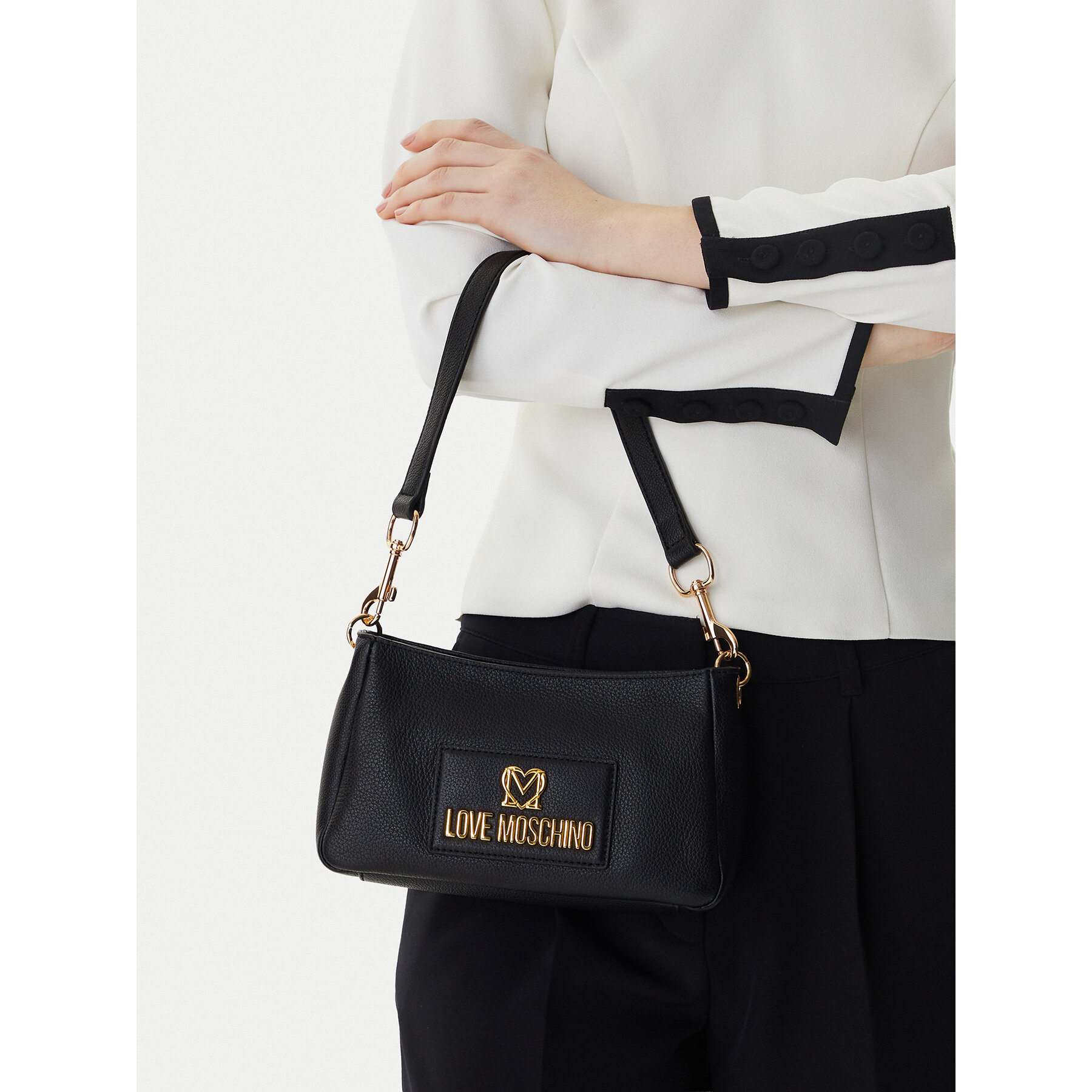 Geantă LOVE MOSCHINO JC4167PP1OL1200A Negru