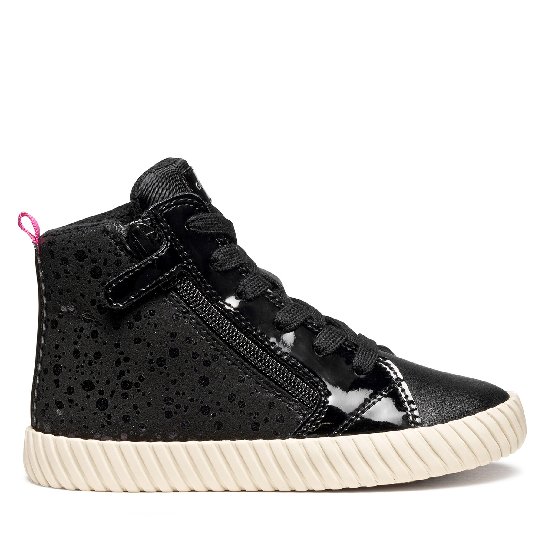 Sneakers Geox J Mirroless J46MNA 0AU02 C9999 M Negru